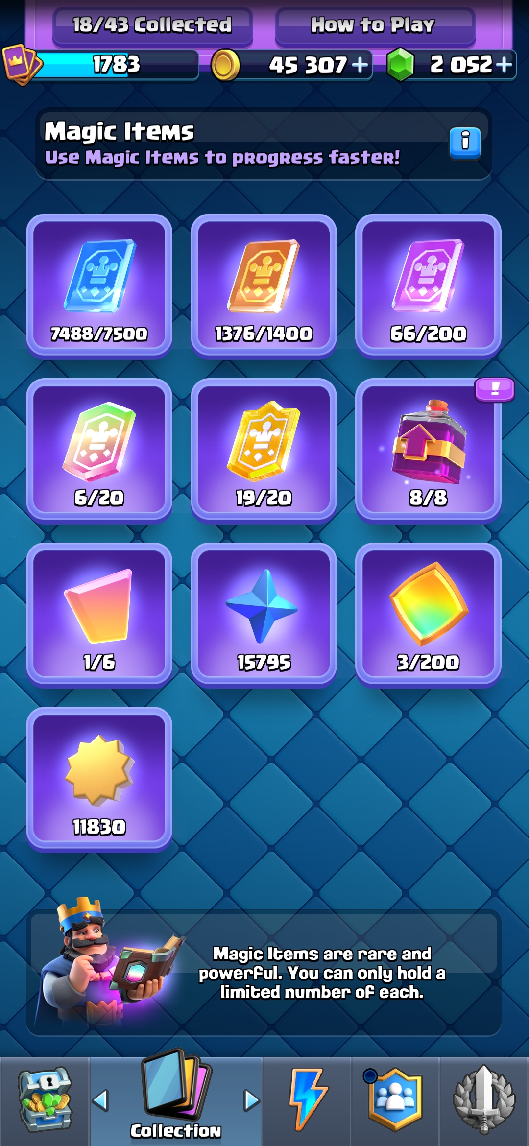 King Tower 16 | 10 Level 16 Cards | 18 Evolutions | 2052 Gems | 45307 Gold  - Image 3