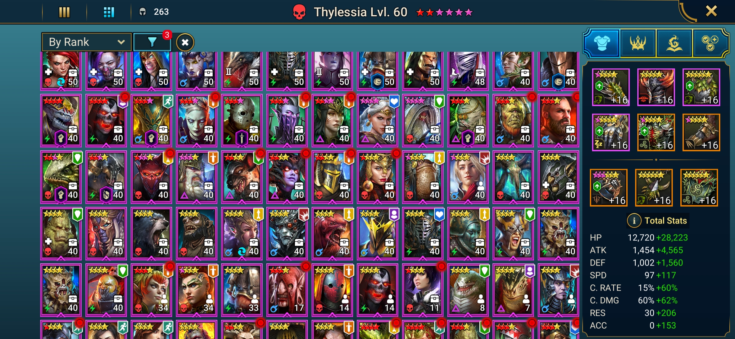 Level 89 | 1 Mythical | 45 Legendary Champions - Image 3