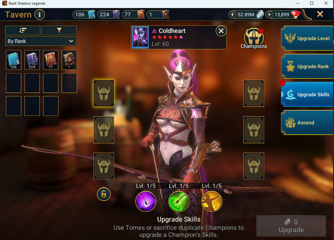 Level 78 | 3 Mythical | 68 Legendary Champions | 13899 Gems - Image 3
