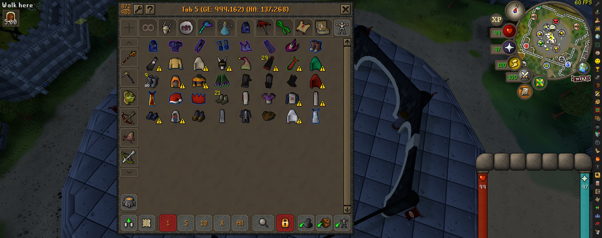 2109 Total | 125 Combat | Quest Cape | Infernal Cape - Image 5