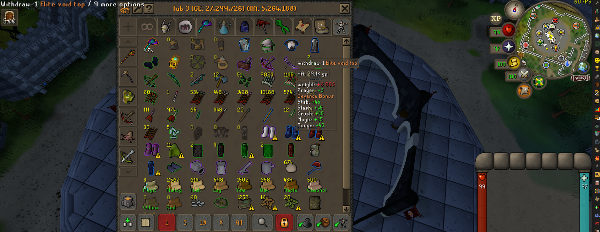 2109 Total | 125 Combat | Quest Cape | Infernal Cape - Image 6