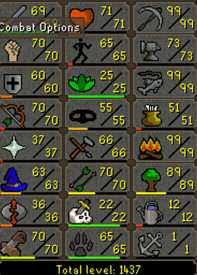 2109 Total | 125 Combat | Quest Cape | Infernal Cape - Image 8