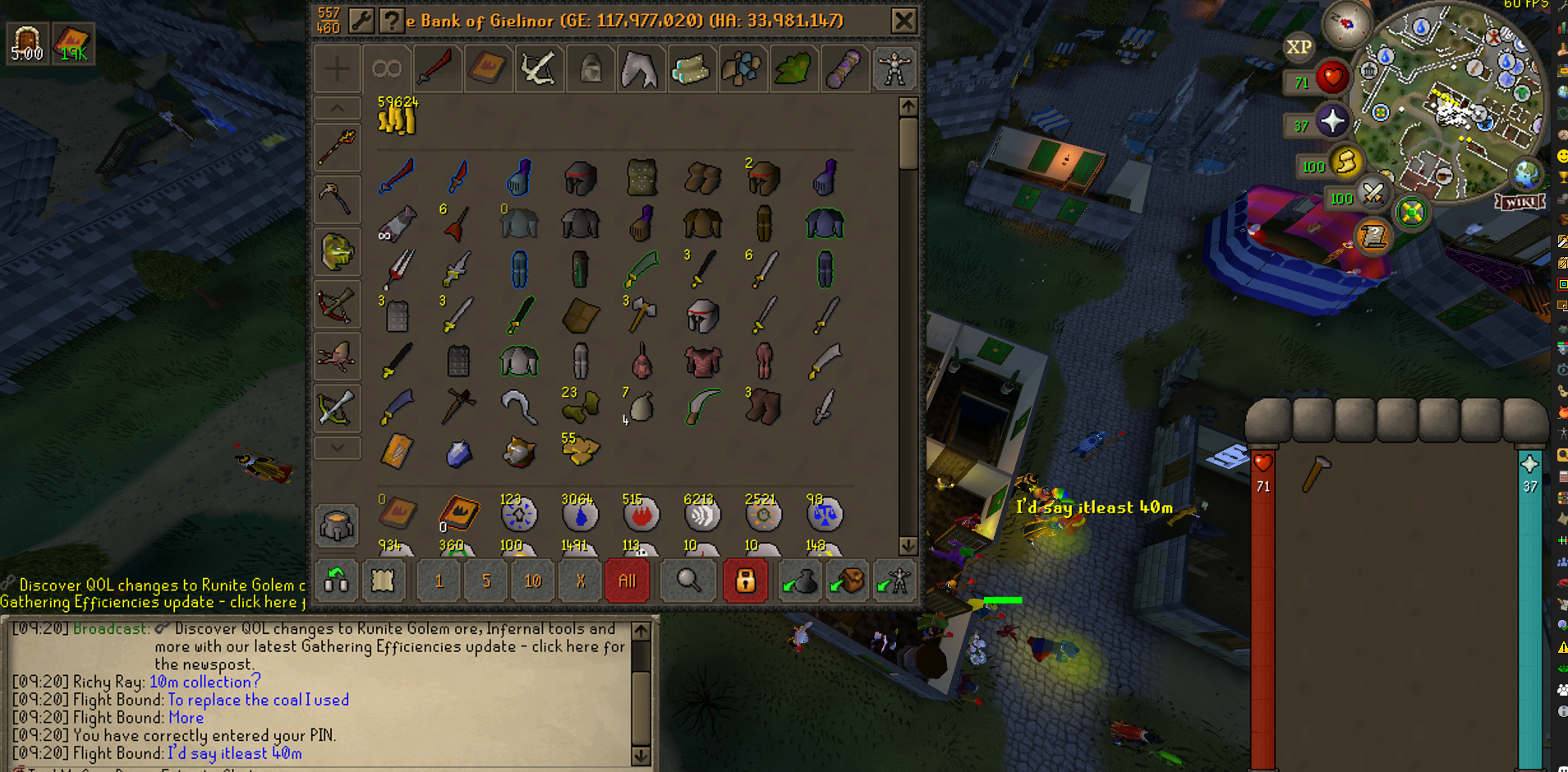 2109 Total | 125 Combat | Quest Cape | Infernal Cape - Image 9