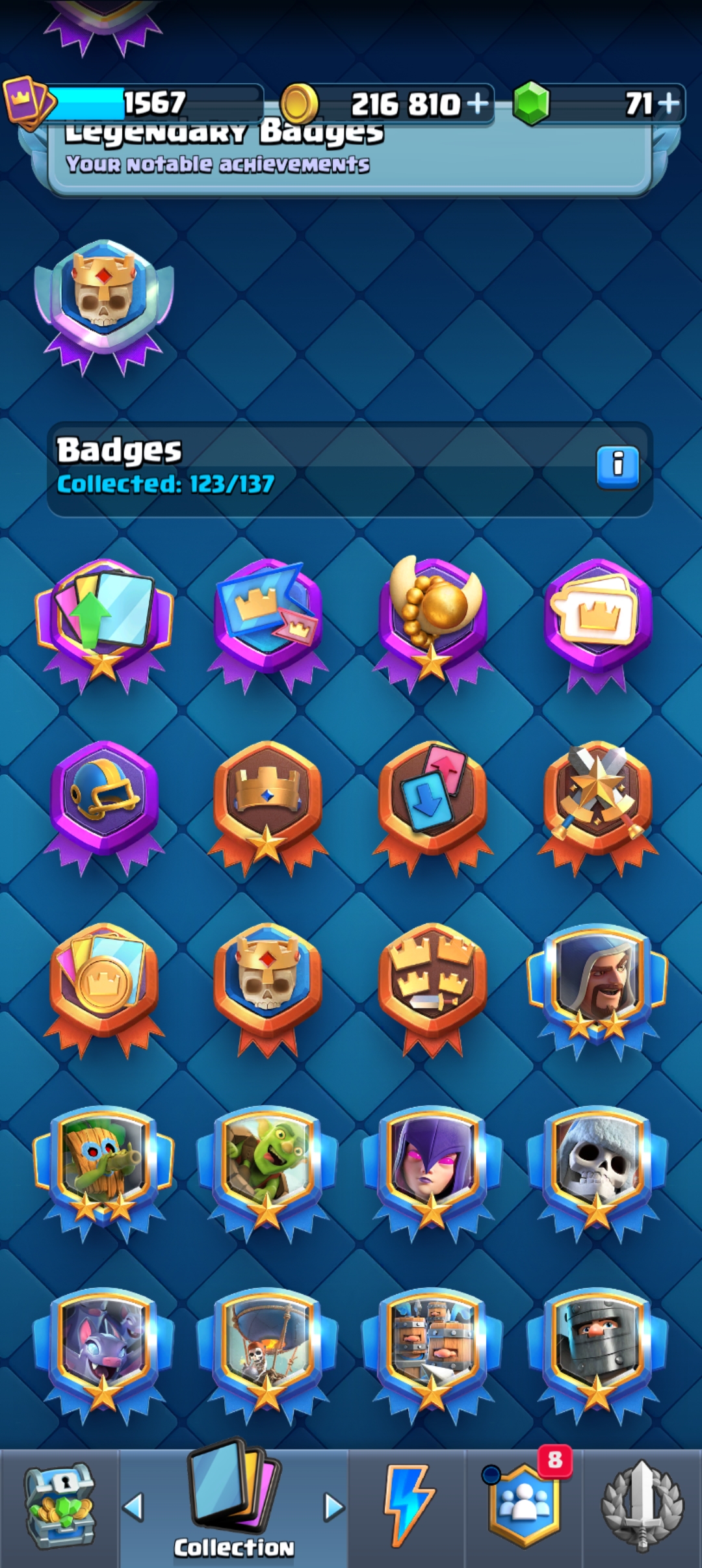 KT 14 | 11400 Trophies | 2 Level 16 Cards | 11 Evolutions | 71 Gems - Image 7