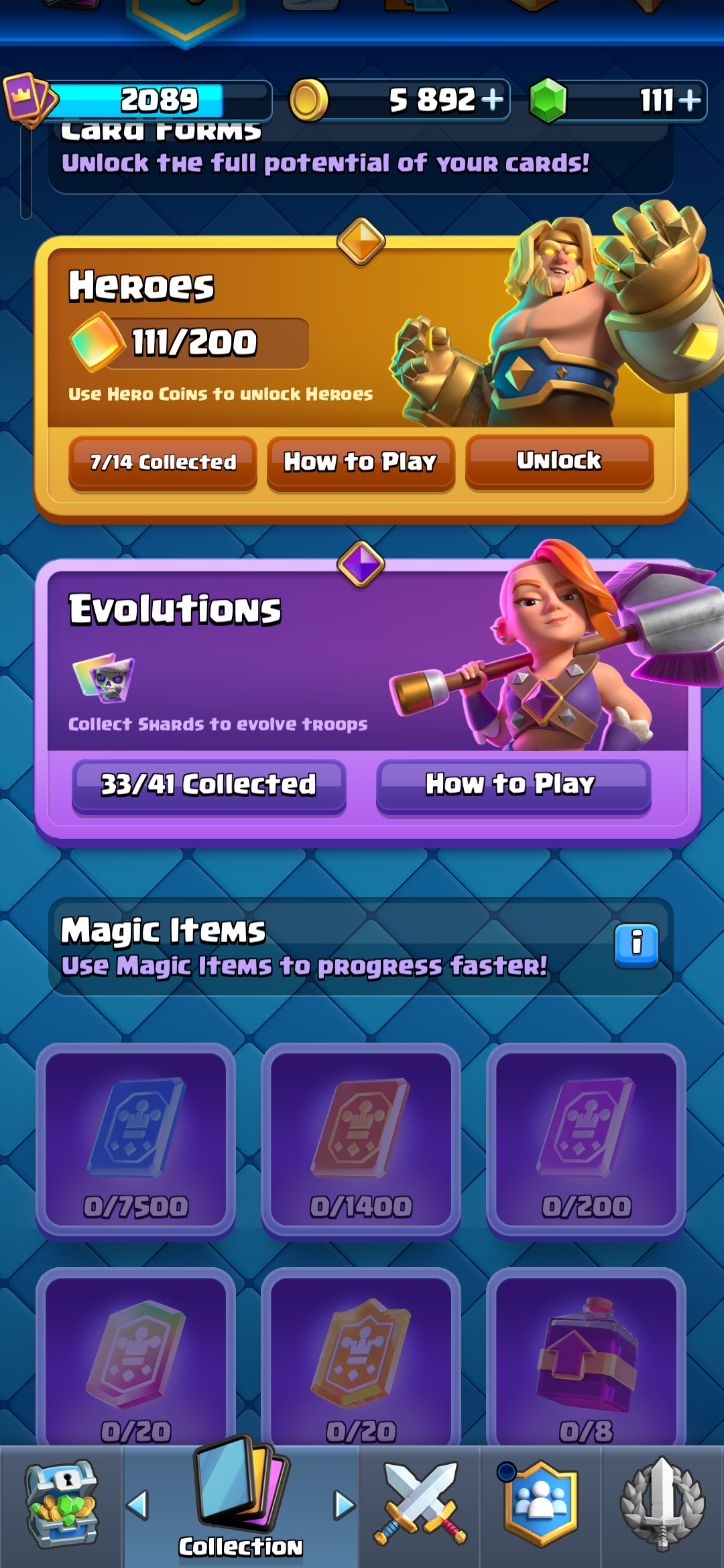 KT 16 | 91 Level 16 Cards | 11 Evolutions | 12760 Trophies - Image 6