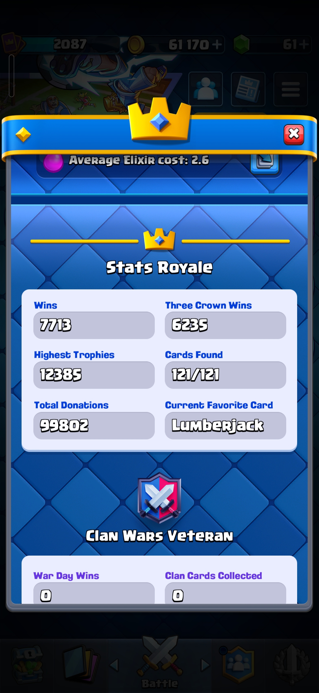 KT 16 | 91 Level 16 Cards | 11 Evolutions | 12760 Trophies - Image 7