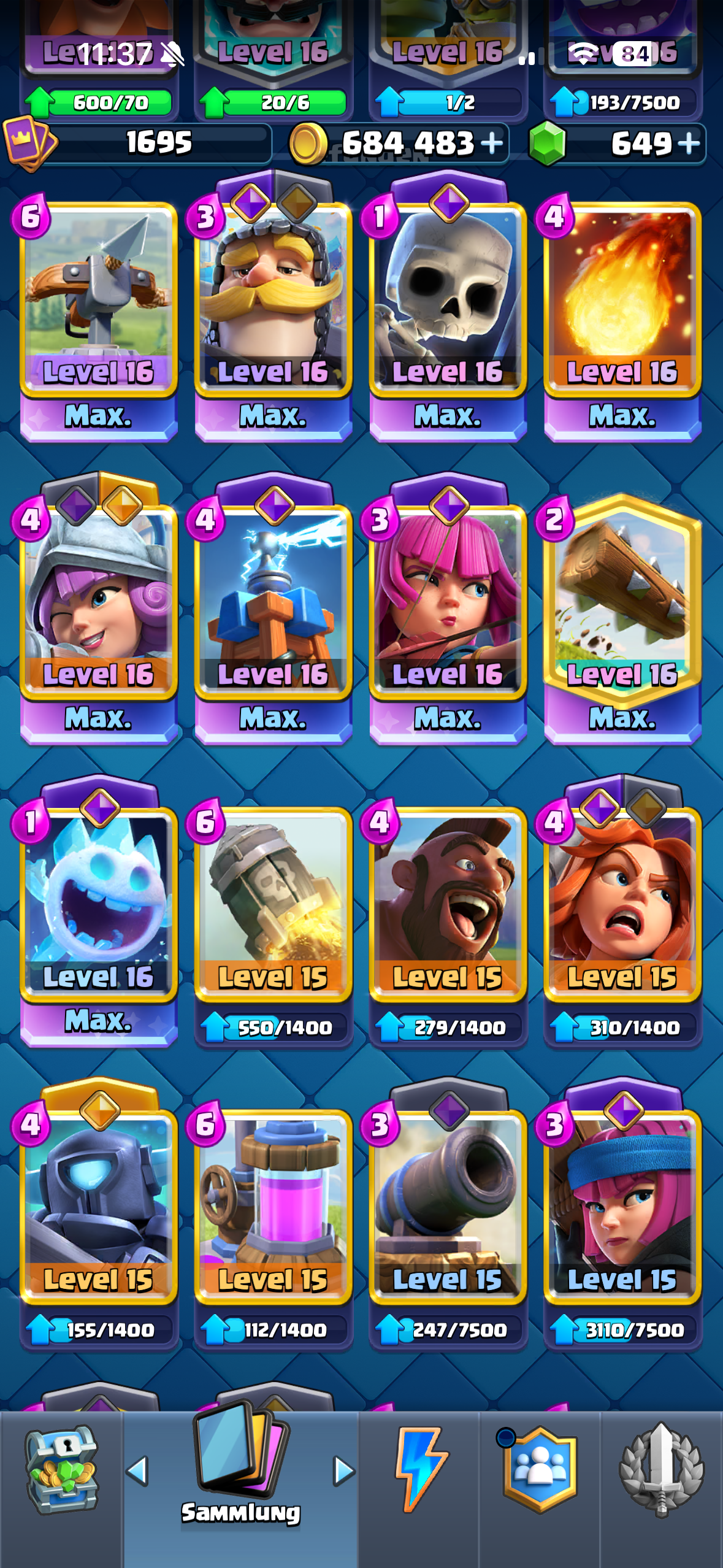 King Tower 16 | Ultimate Champion | 9 Level 16 Cards - Image 3