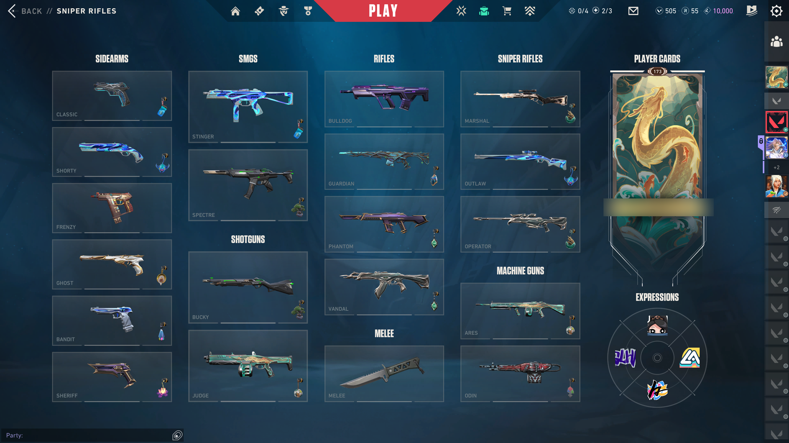 PC | Ascendant Peak | Reaver Knife | Forsaken Operator | 137 Skins