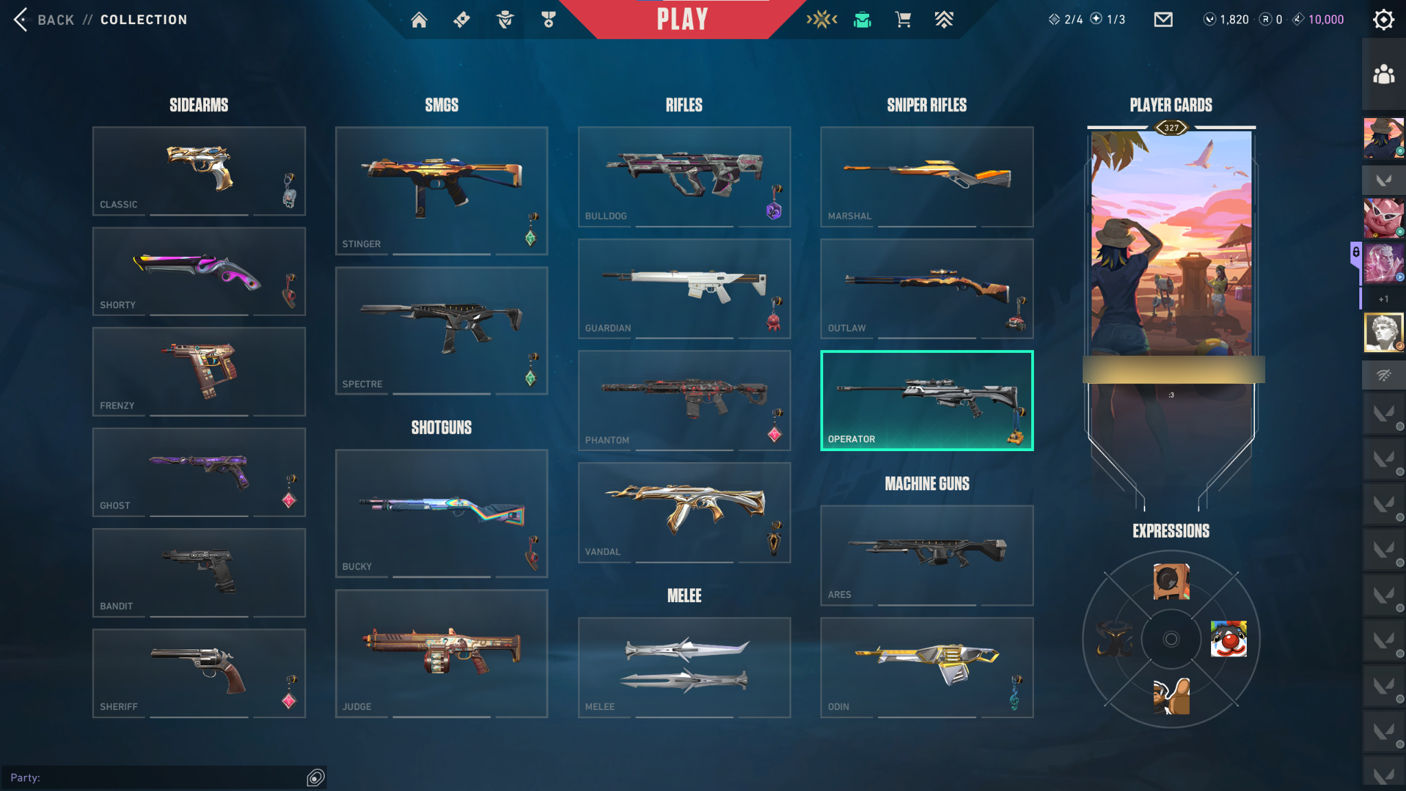 PC | Ascendant 1 | RGX 11z Pro Blade | Champions 2023 Vandal | 114 Skins