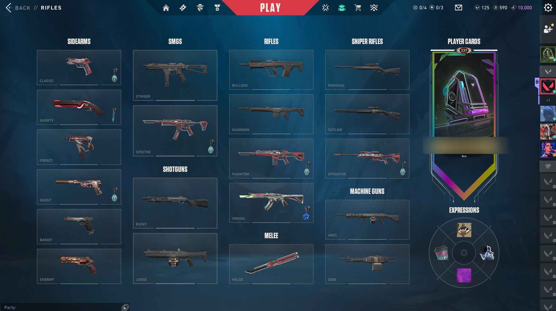 PC | Platinum Peak | RGX 11z Pro Firefly | Fortune's Hand Phantom | 23 Skins
