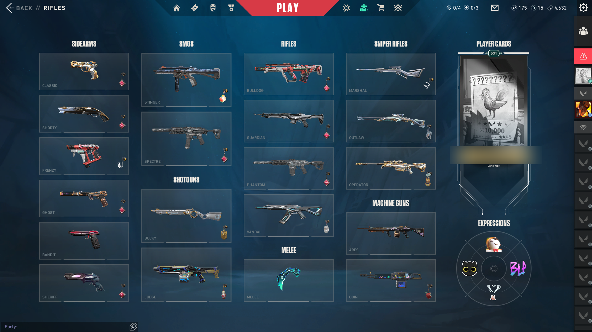 PC | Immortal Peak | Champions 2024 Blade | Champions 2023 Vandal | 274 Skins | Full Email