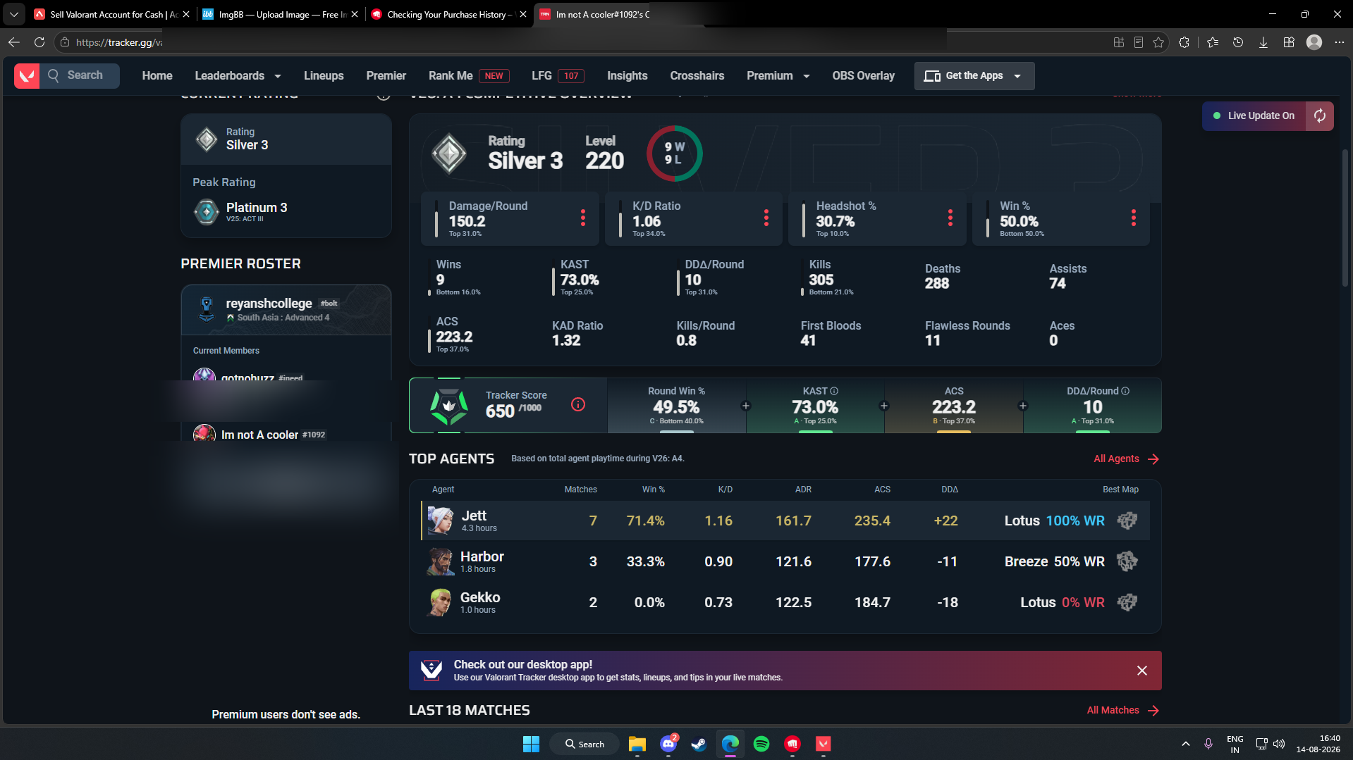 PC | Platinum Peak | Prime//2.0 Karambit | Araxys Vandal | 85 Skins | Full Email - Image 10