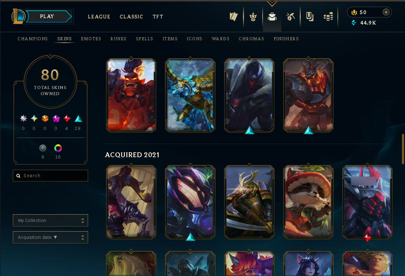 Silver Peak | 106 Champions | 37 Skins | 4 Legendary Skins | Full Email - Image 12