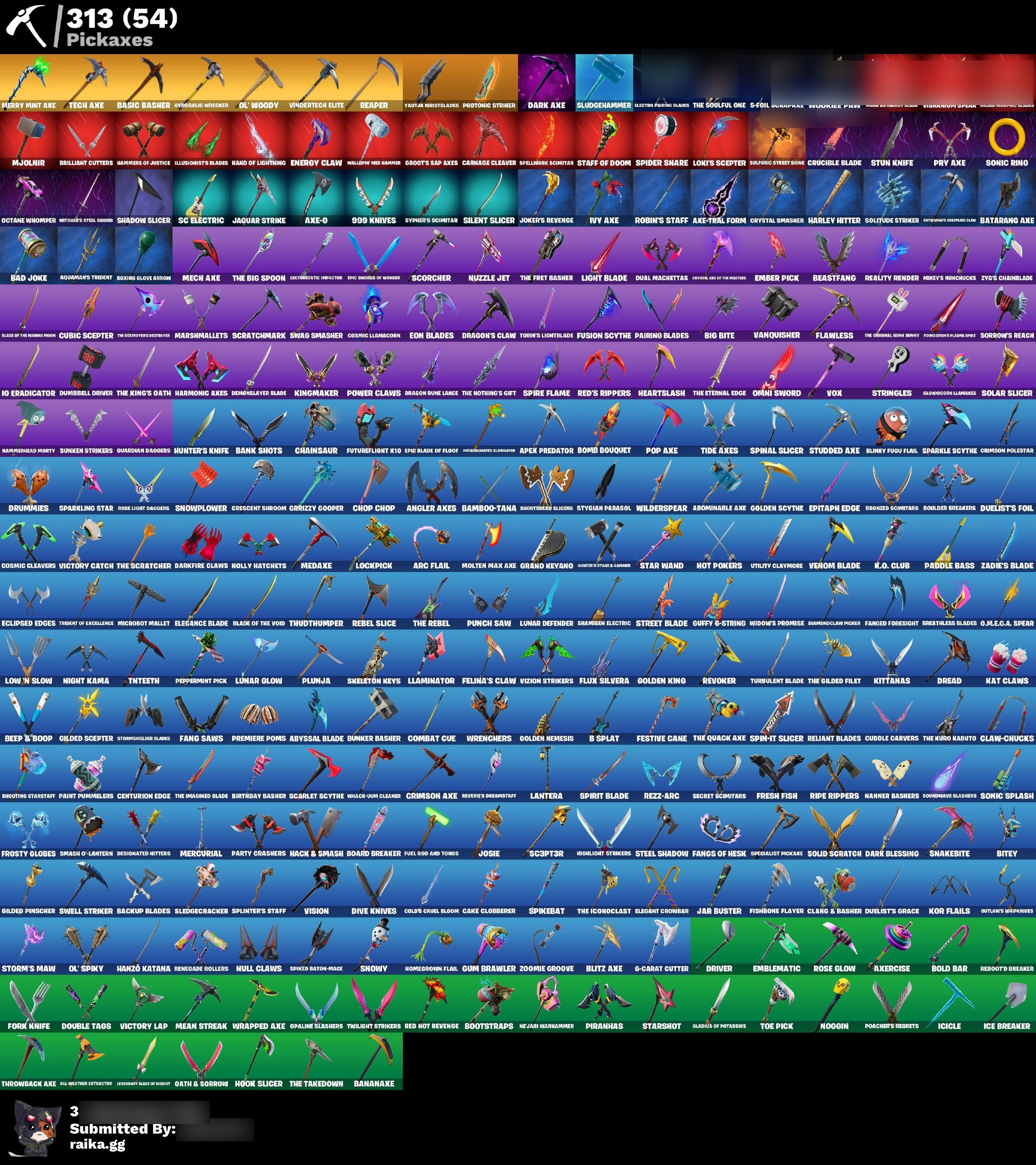 Rose Team Leader | Dark Vertex | 289 Skins | Chapter 1 Season 7 | Level 4173 | Full Email - Image 14