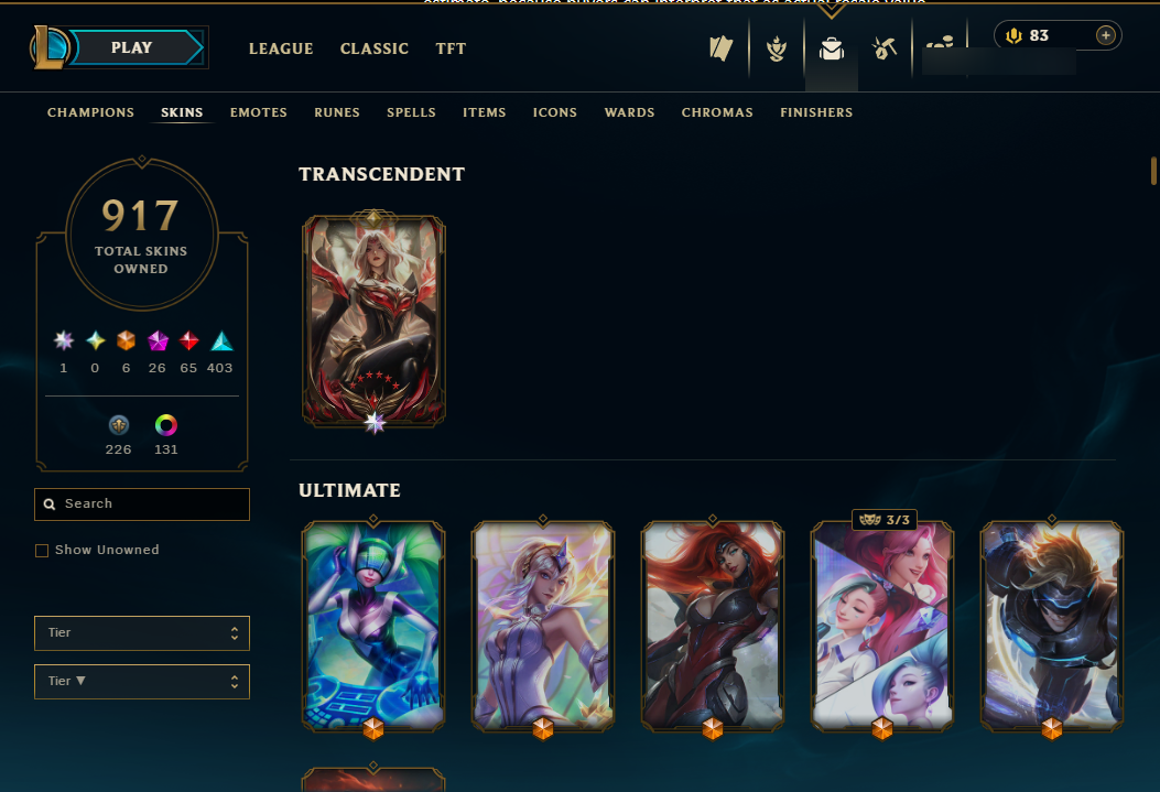 Diamond Peak | Risen Legend Ahri | Immortalized Legend Ahri (Faker Transcendent) | 173 Champions | 617 Skins - Image 4