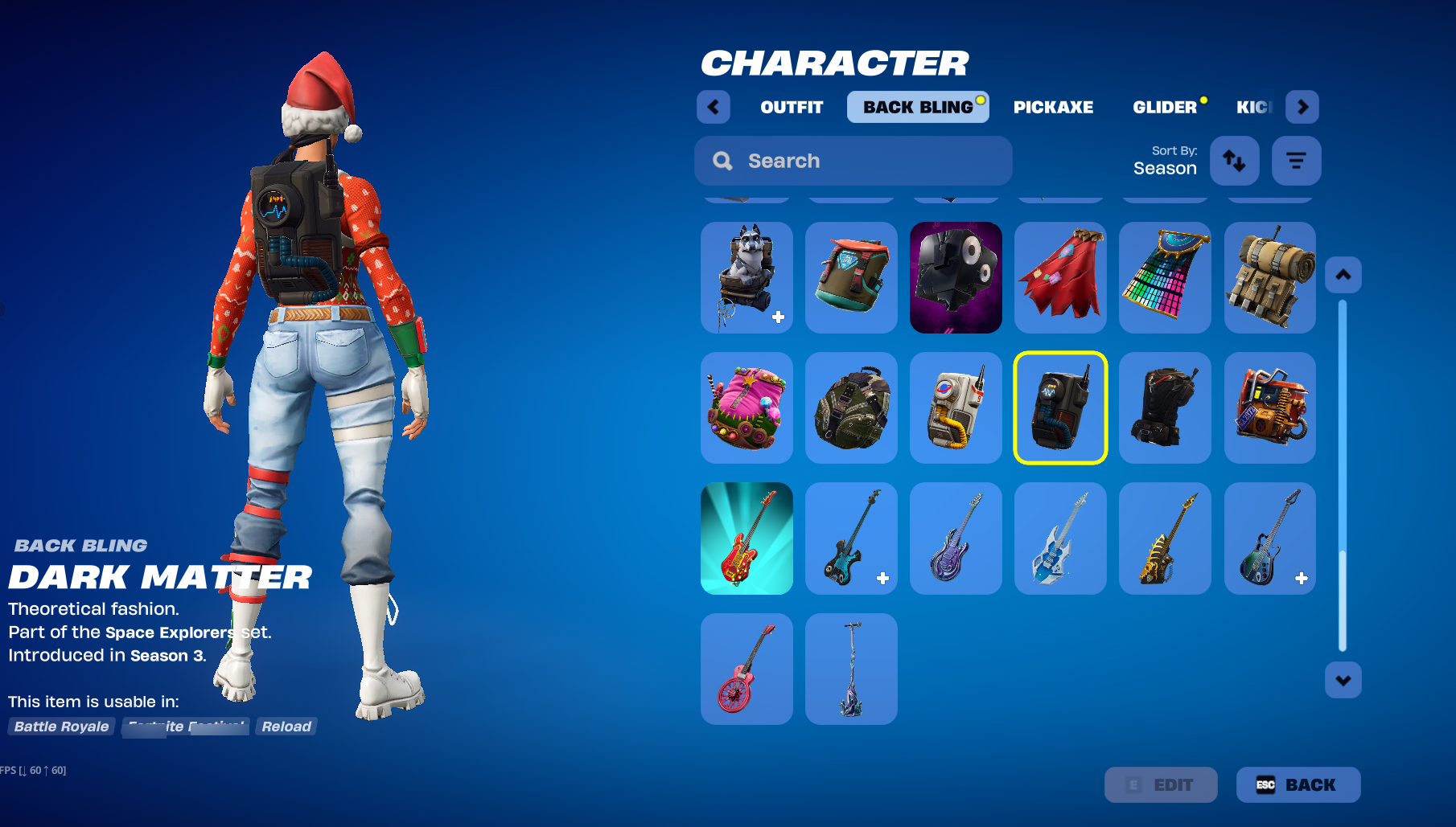 Nog Ops | Reaper | Dark Voyager | Ice King | 44 Skins | Chapter 1 Season 3 | Level 1331 - Image 9