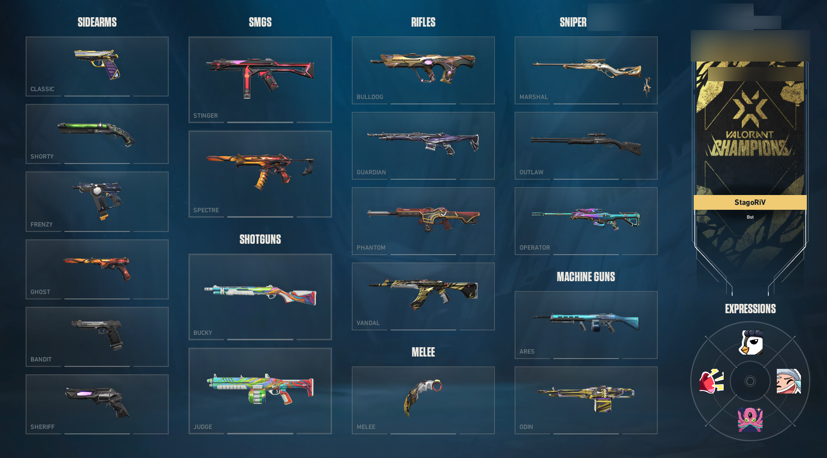 PC | Ascendant Peak | Champions 2021 Karambit + Vandal | 120 Skins | Full Email - Image 4