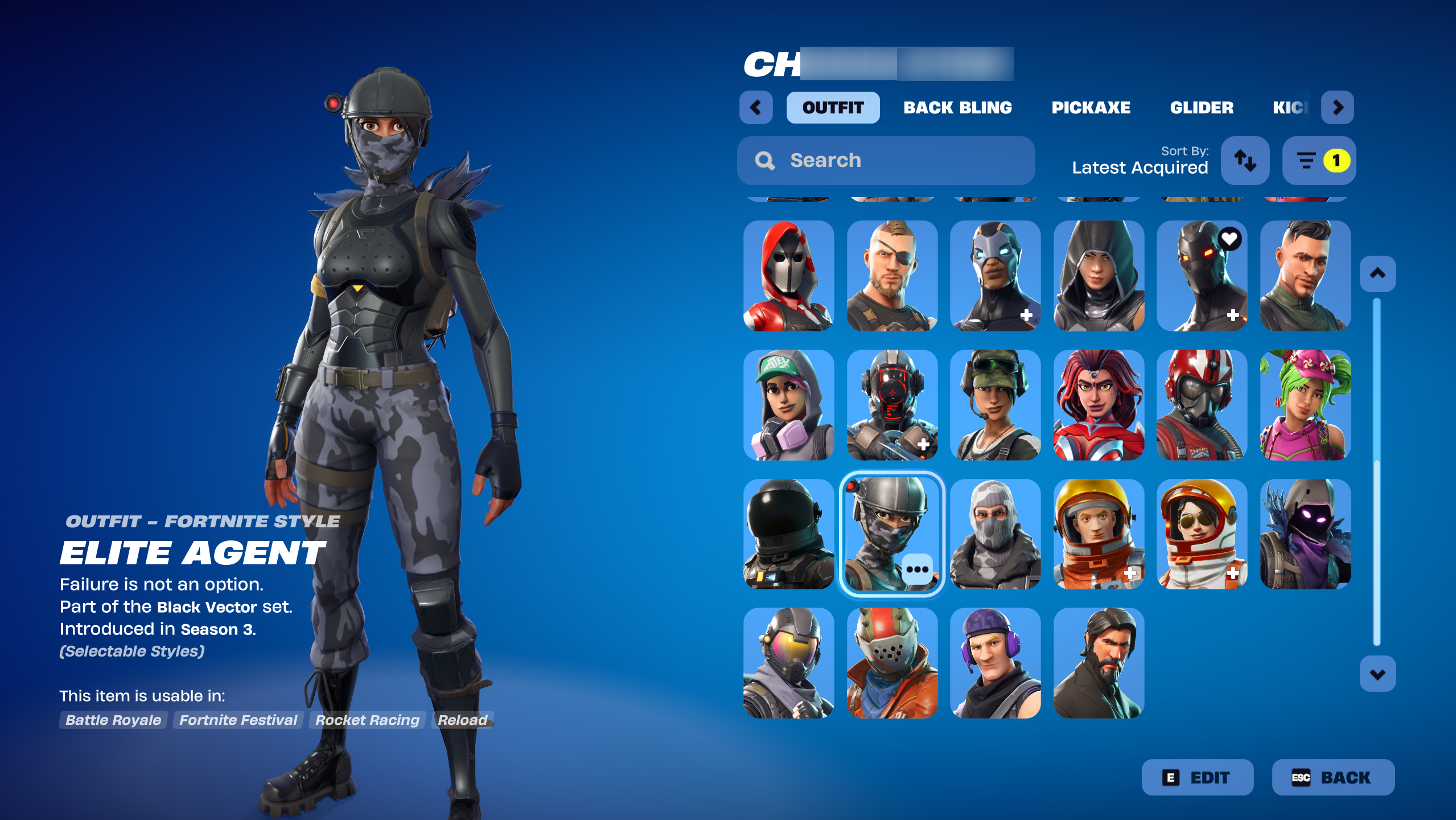 Galaxy | Raven | Omega | Drift | 46 Skins | Season 3 | Level 422 - Image 7