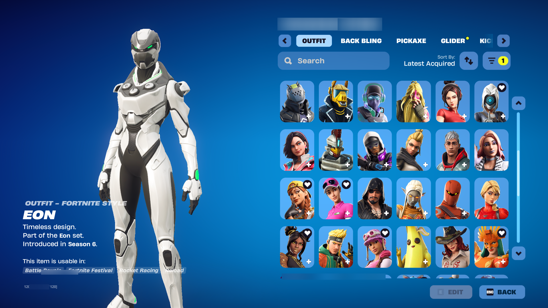 Eon | Reflex | Vix | Luxe | 77 Skins | Season 7 | Level 664 - Image 3