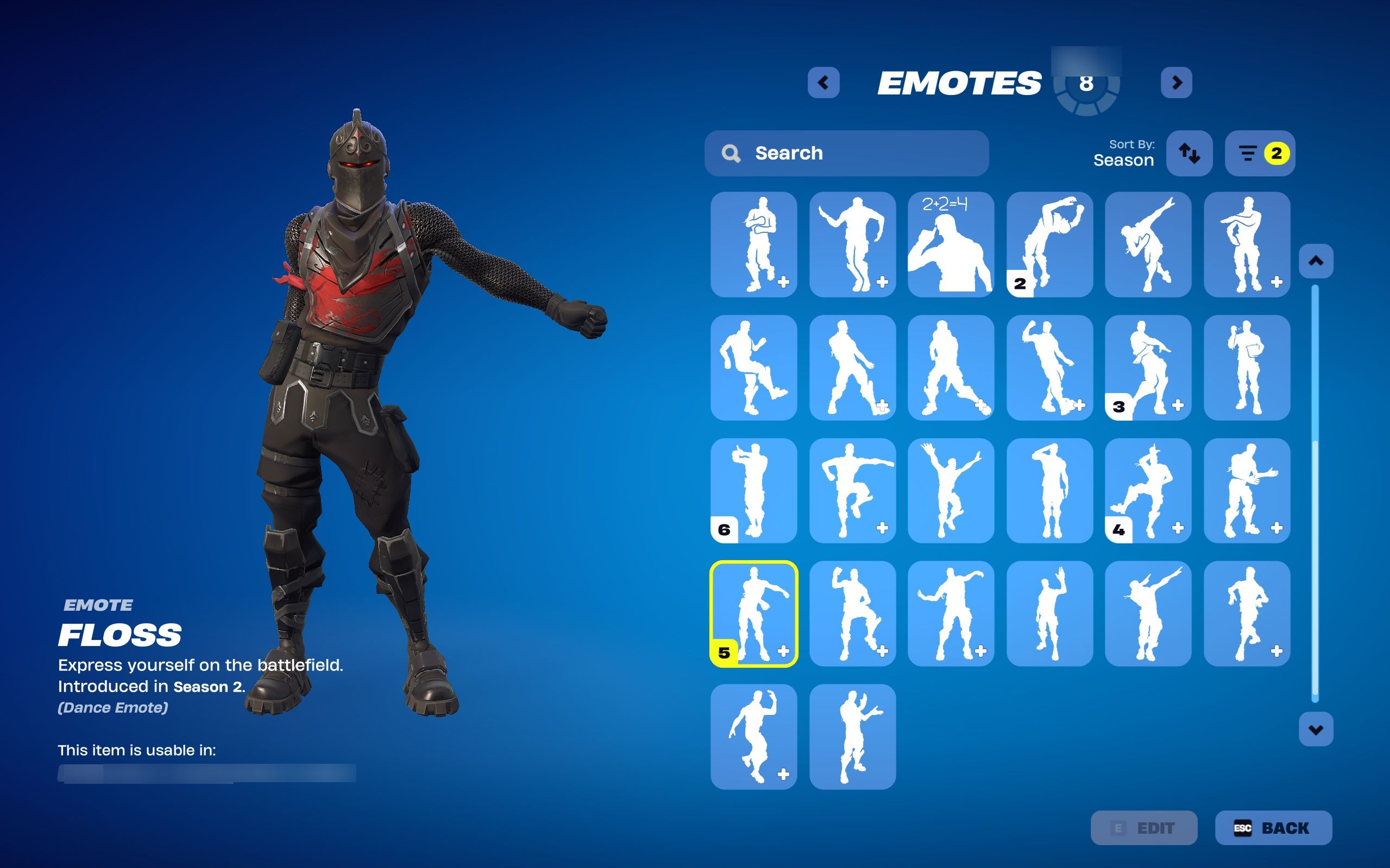 Black Knight | The Reaper | Dark Voyager | Carbide | Omega | 40 Skins | Season 2 | Level 602 - Image 5