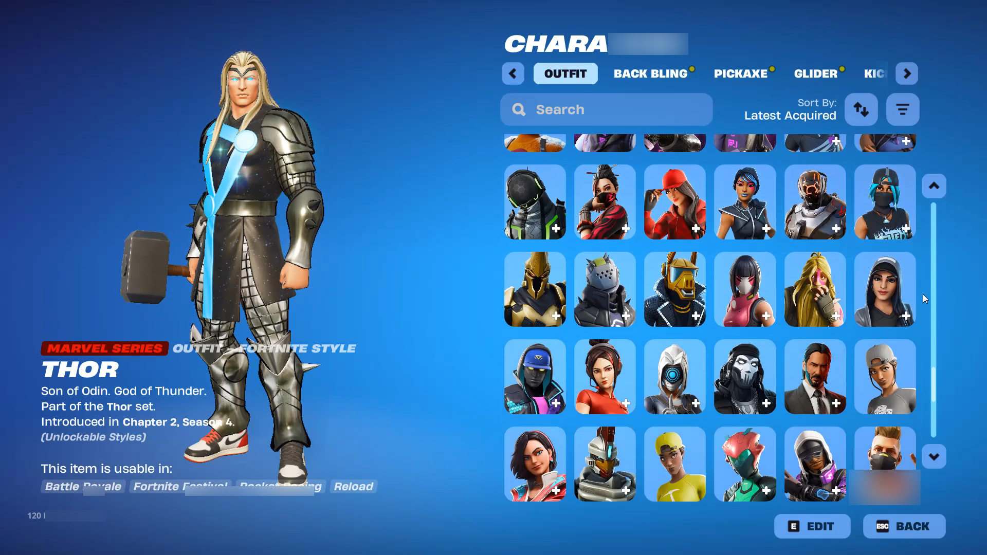 Thor | Carnage | 268 Skins | Level 3457 | Full Email - Image 4