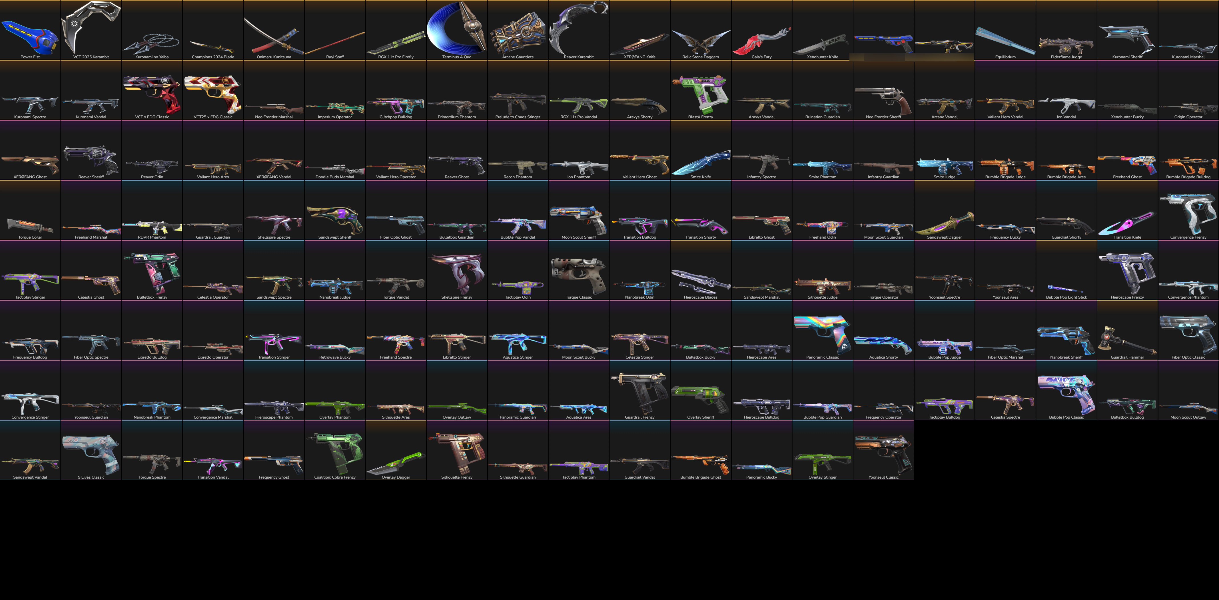 PC | Gold Peak | 155 Skins