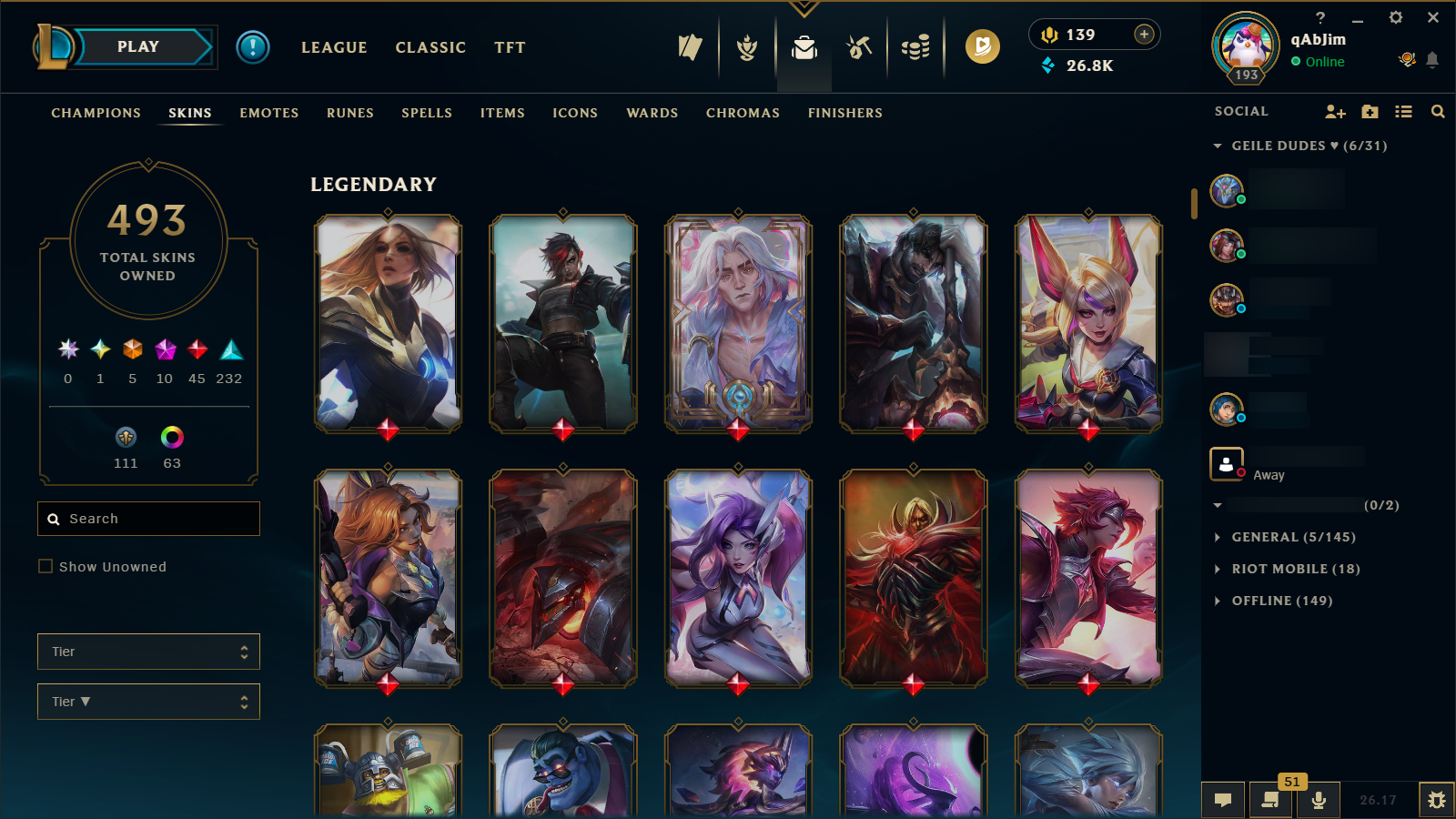 Gold IV | Riot Girl Tristana | Riot Kayle | 173 Champions | 327 Skins - Image 8