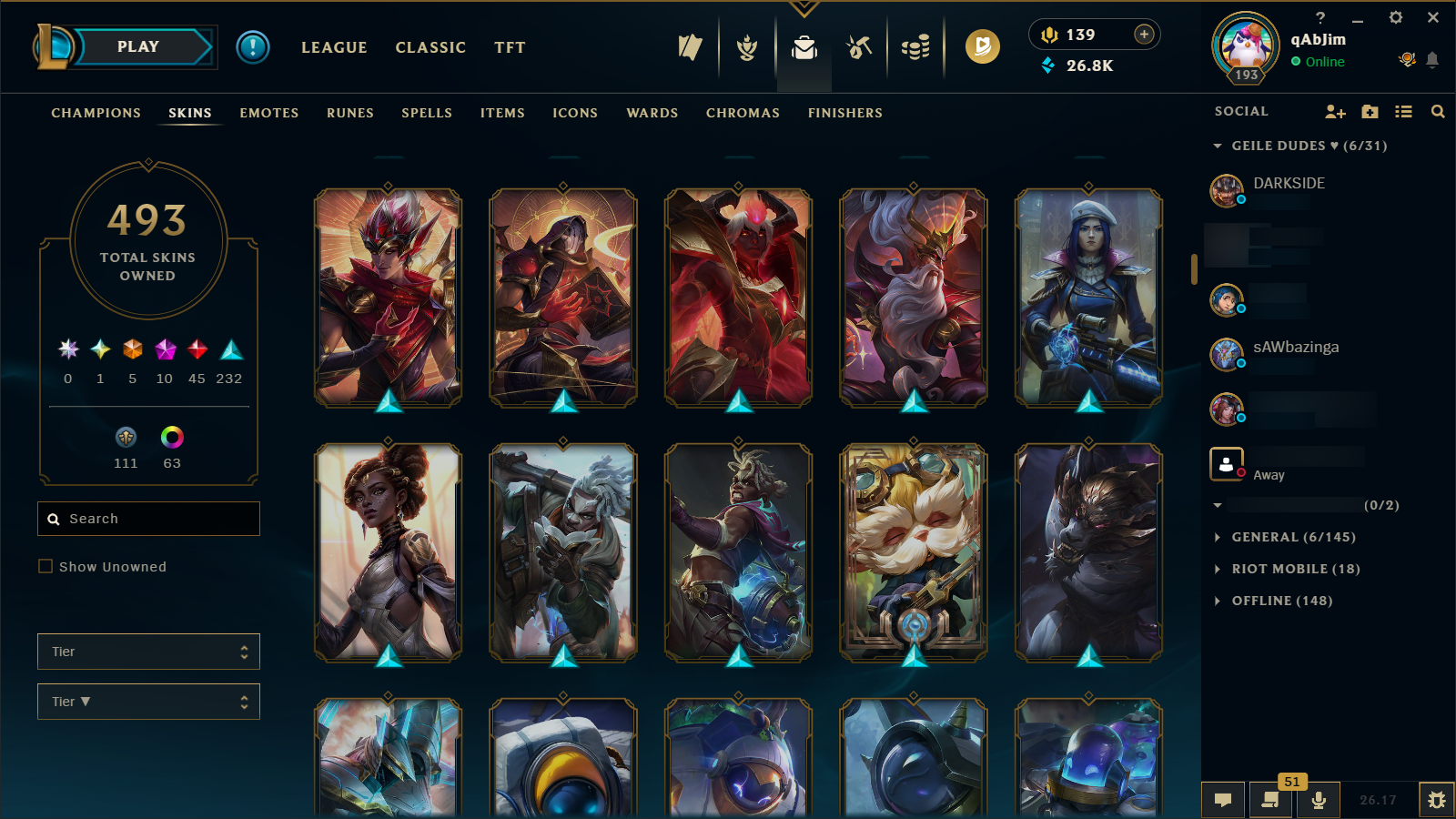 Gold IV | Riot Girl Tristana | Riot Kayle | 173 Champions | 327 Skins - Image 13