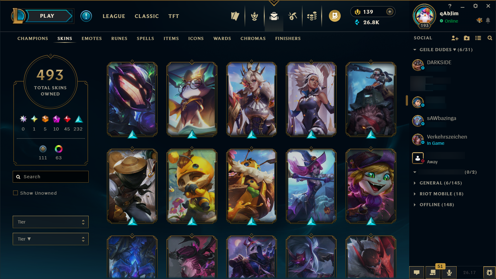 Gold IV | Riot Girl Tristana | Riot Kayle | 173 Champions | 327 Skins - Image 15