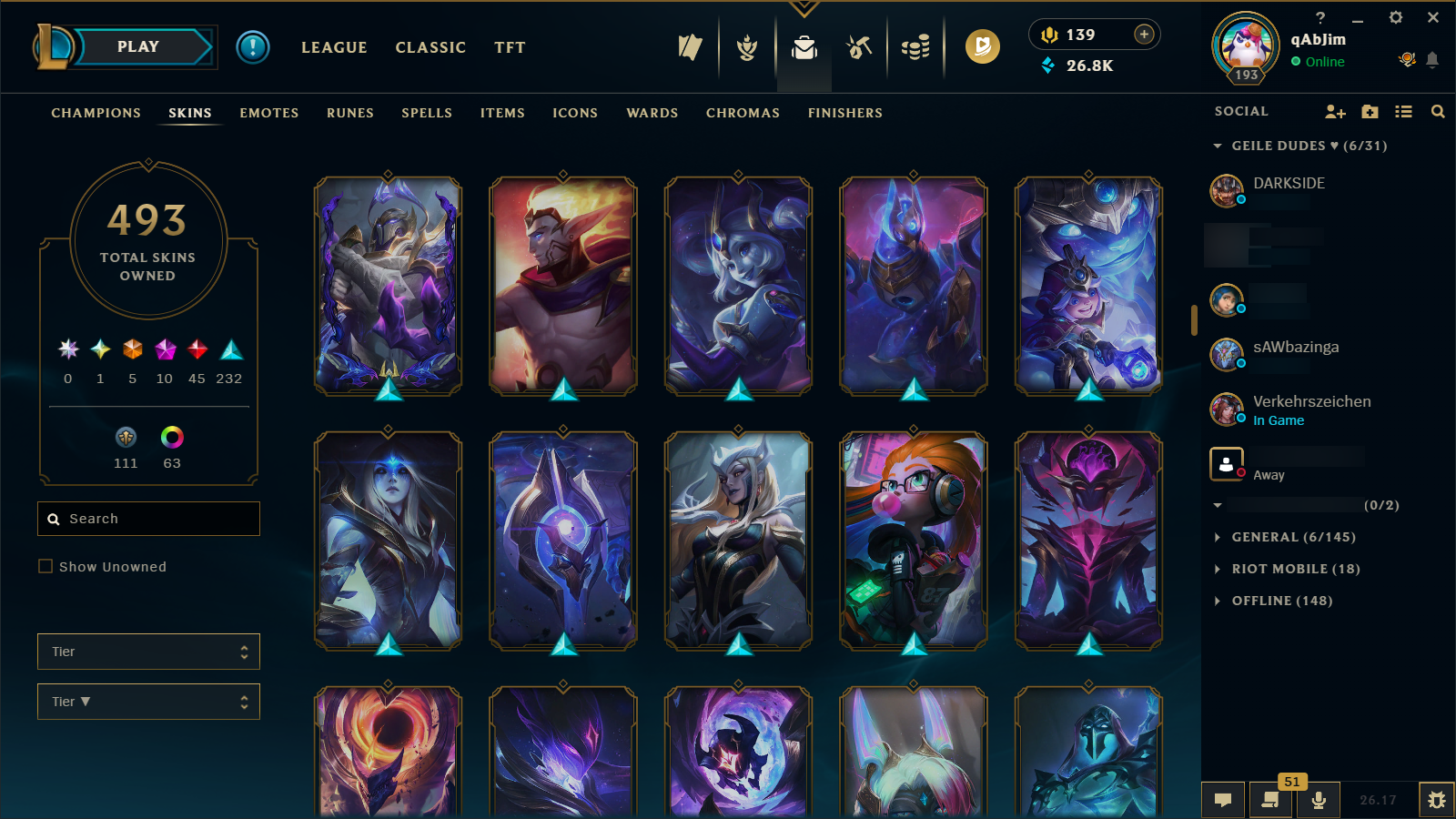 Gold IV | Riot Girl Tristana | Riot Kayle | 173 Champions | 327 Skins - Image 17
