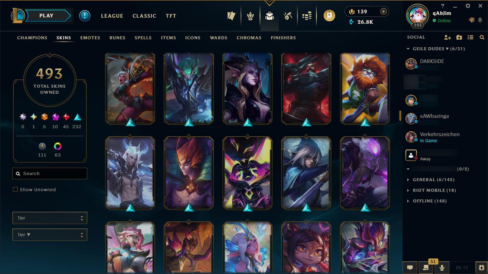 Gold IV | Riot Girl Tristana | Riot Kayle | 173 Champions | 327 Skins - Image 19