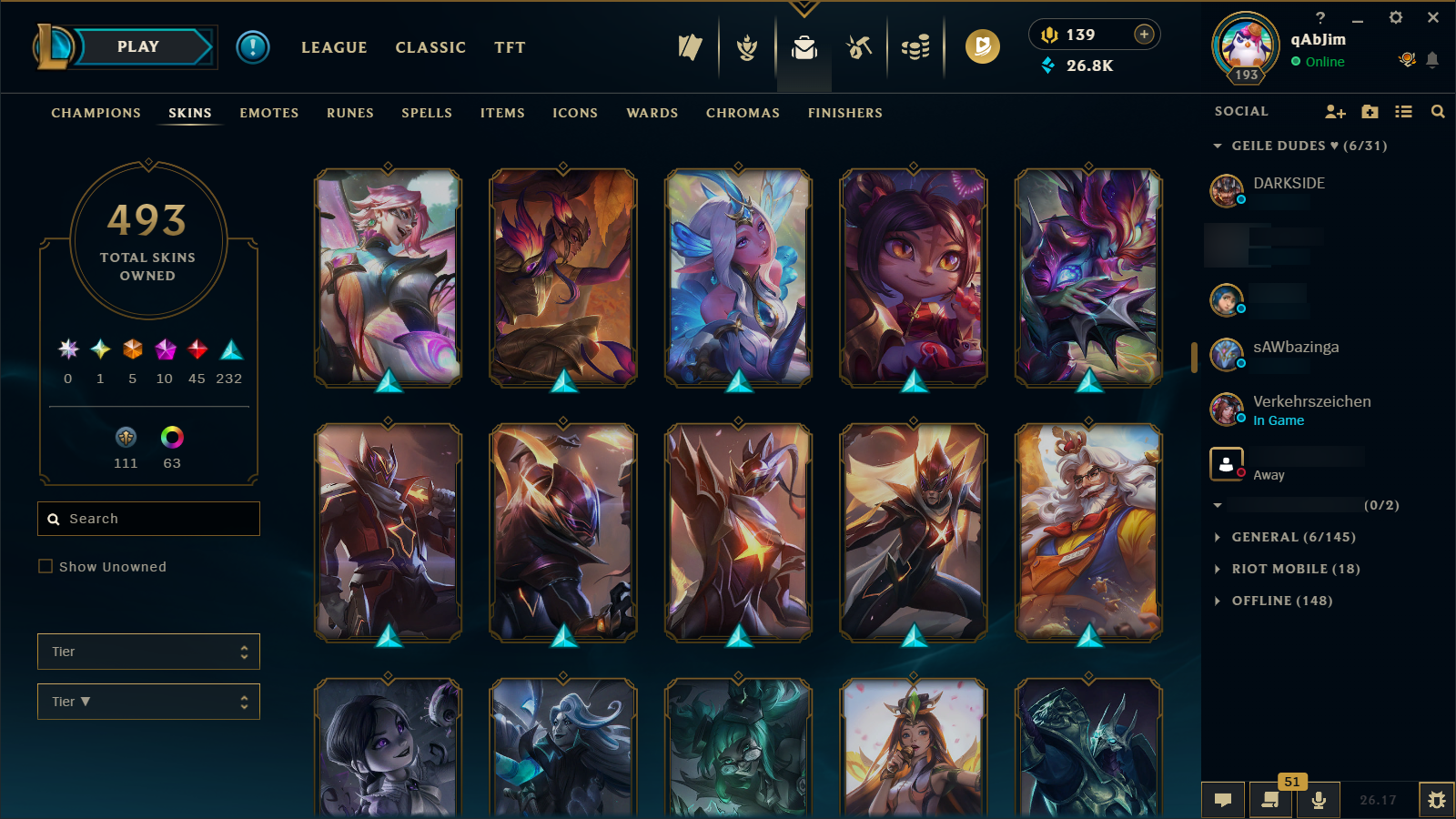 Gold IV | Riot Girl Tristana | Riot Kayle | 173 Champions | 327 Skins - Image 20