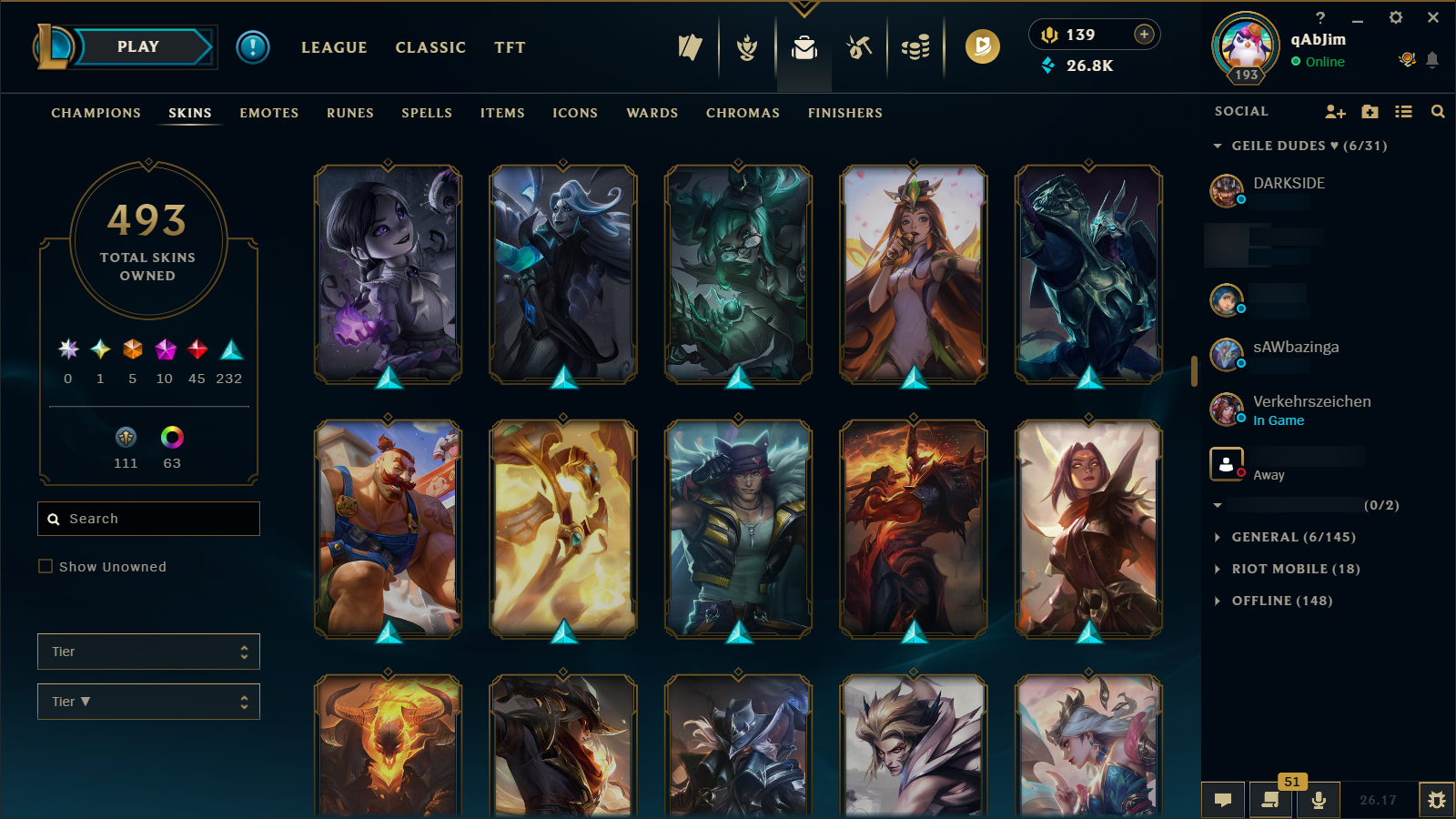 Gold IV | Riot Girl Tristana | Riot Kayle | 173 Champions | 327 Skins - Image 21