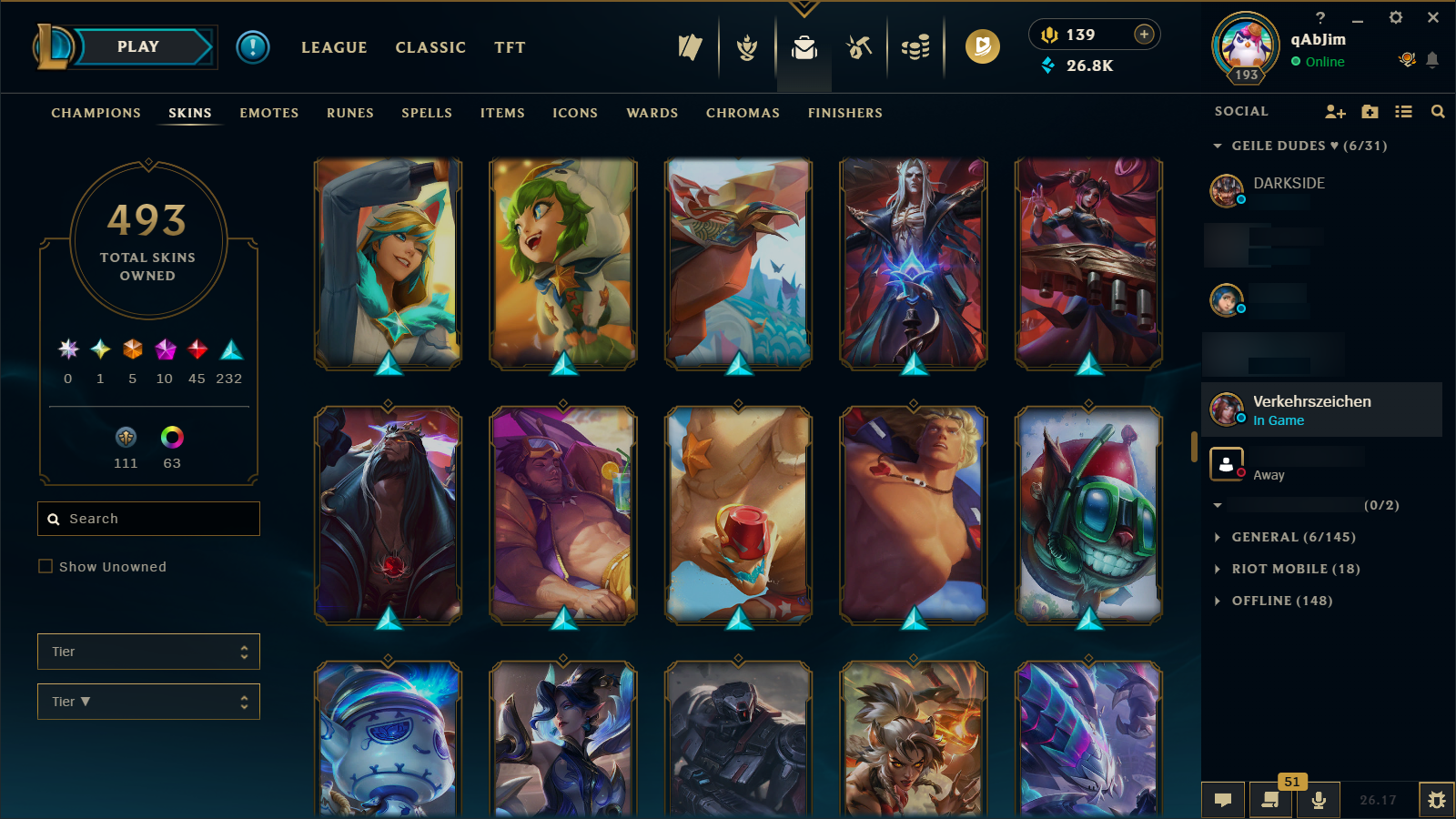 Gold IV | Riot Girl Tristana | Riot Kayle | 173 Champions | 327 Skins - Image 27