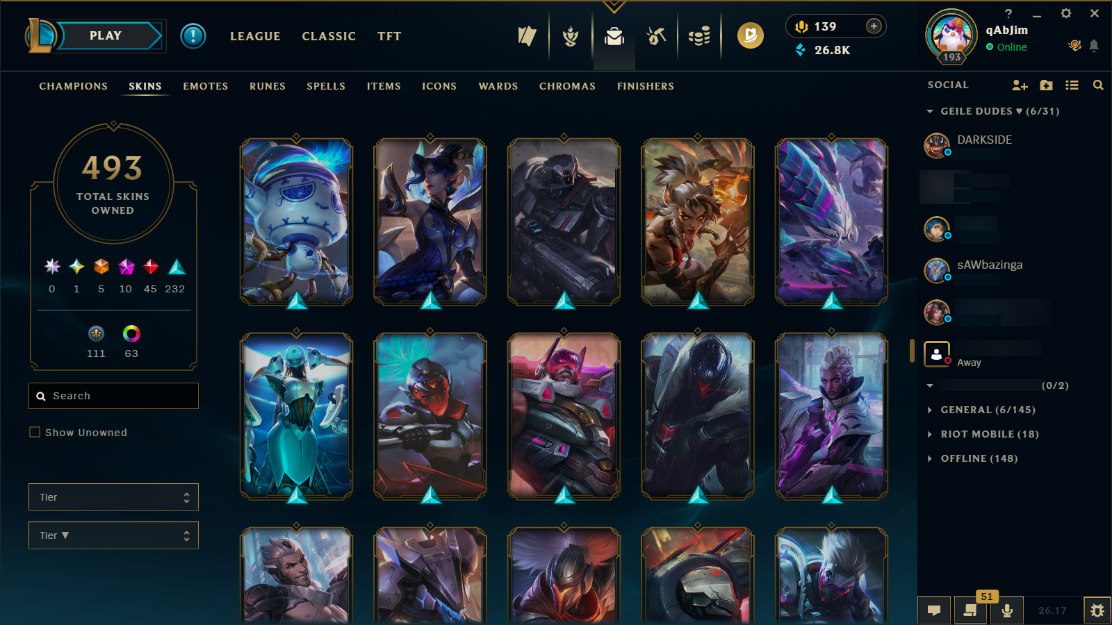Gold IV | Riot Girl Tristana | Riot Kayle | 173 Champions | 327 Skins - Image 28