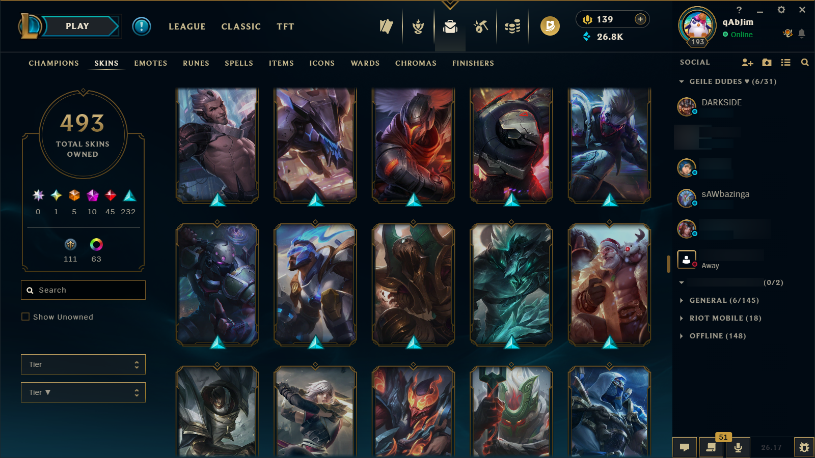Gold IV | Riot Girl Tristana | Riot Kayle | 173 Champions | 327 Skins - Image 29