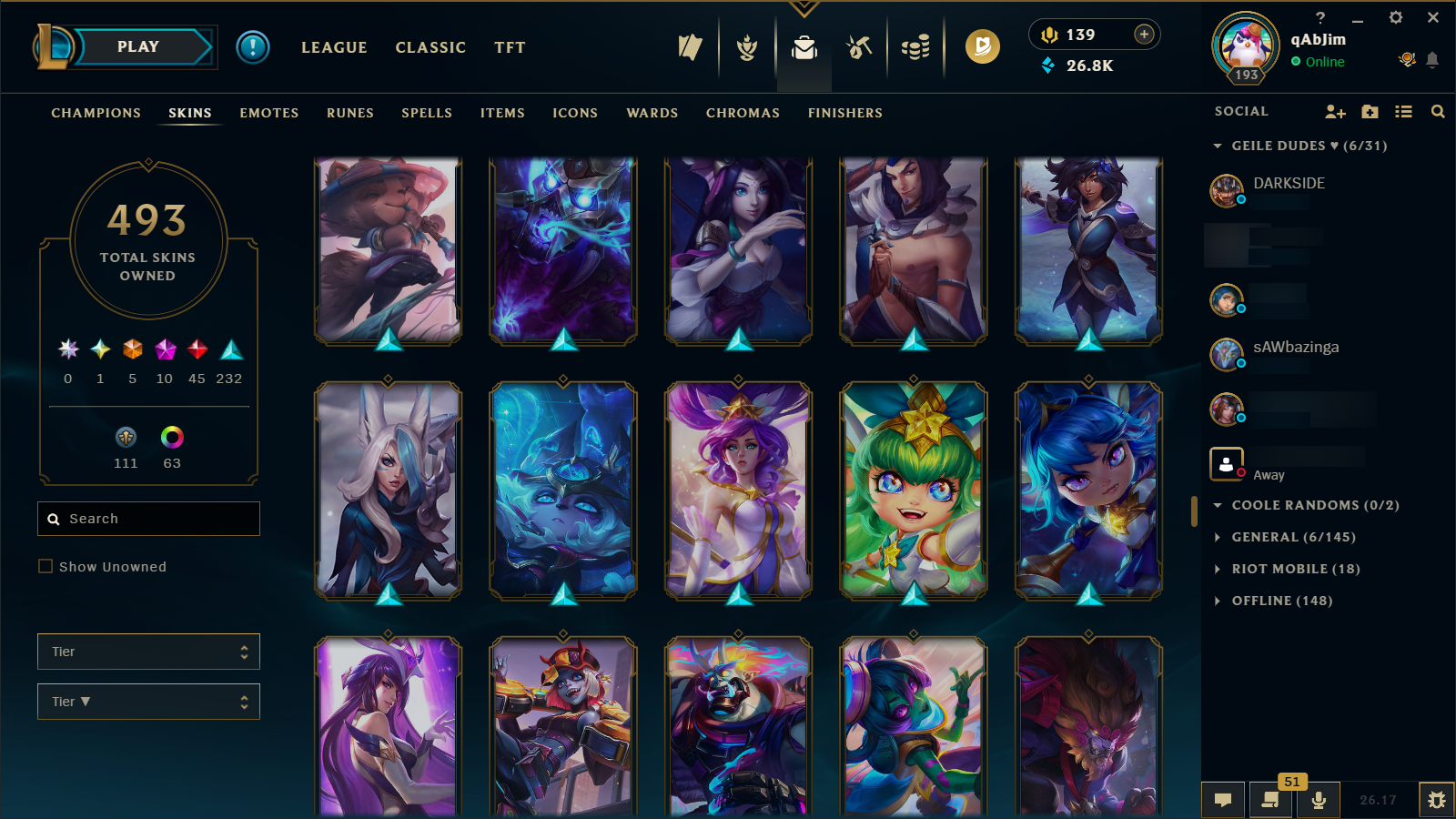 Gold IV | Riot Girl Tristana | Riot Kayle | 173 Champions | 327 Skins - Image 32