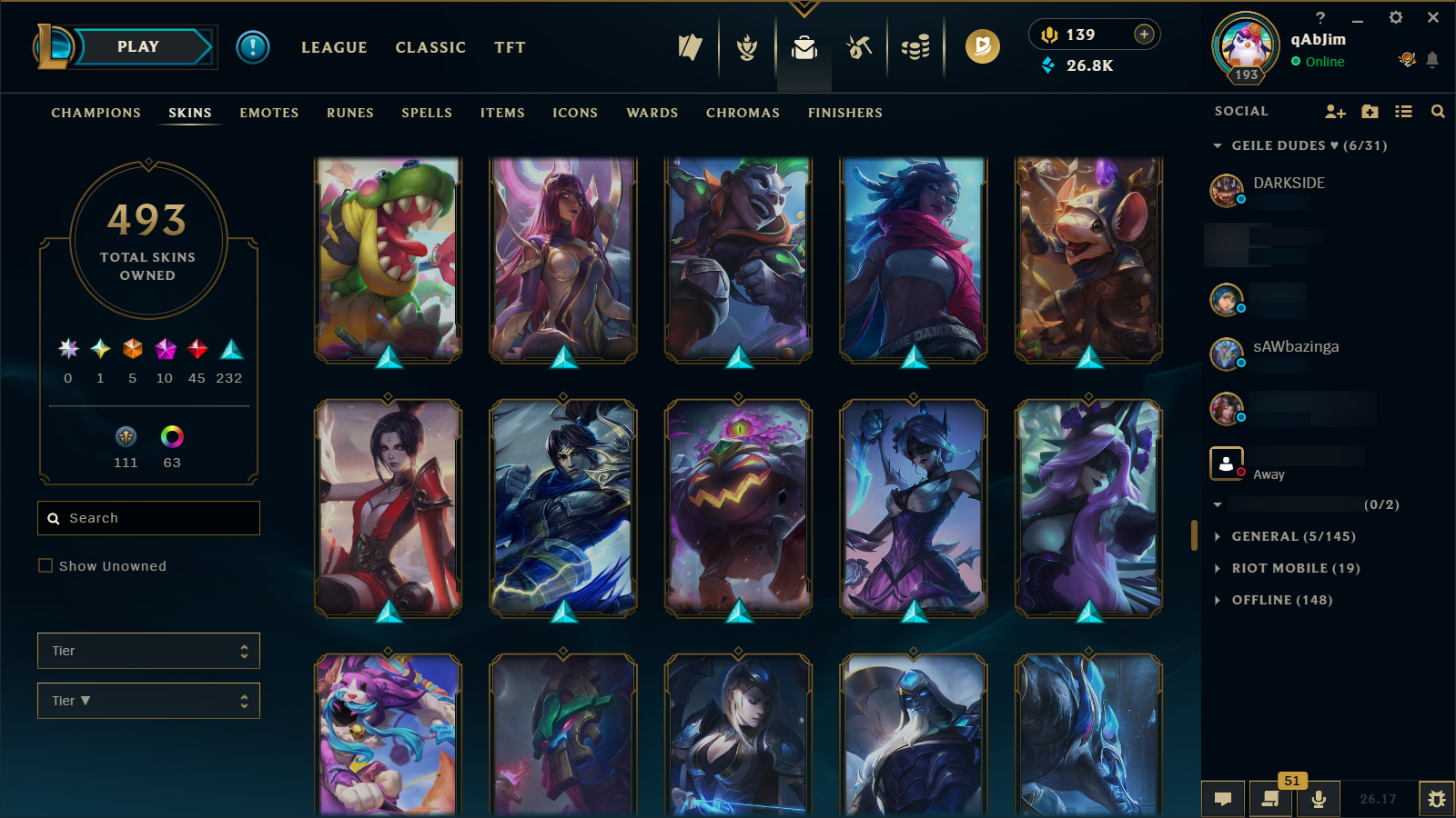 Gold IV | Riot Girl Tristana | Riot Kayle | 173 Champions | 327 Skins - Image 34