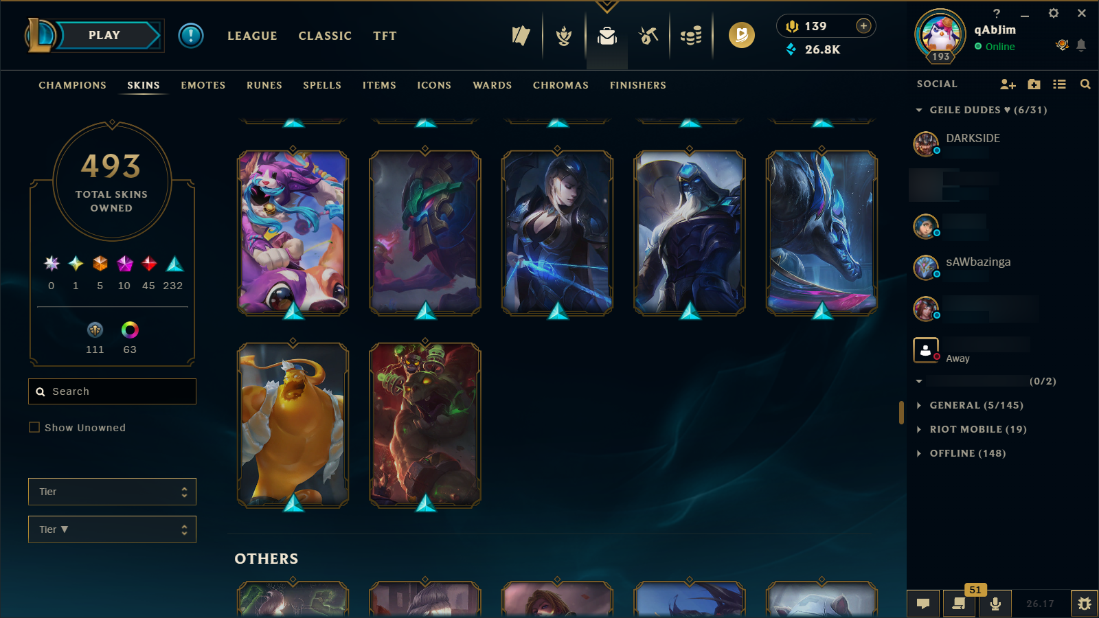 Gold IV | Riot Girl Tristana | Riot Kayle | 173 Champions | 327 Skins - Image 35