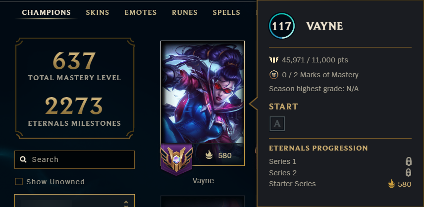Master Peak | 170 Champions | 289 Skins - Image 5