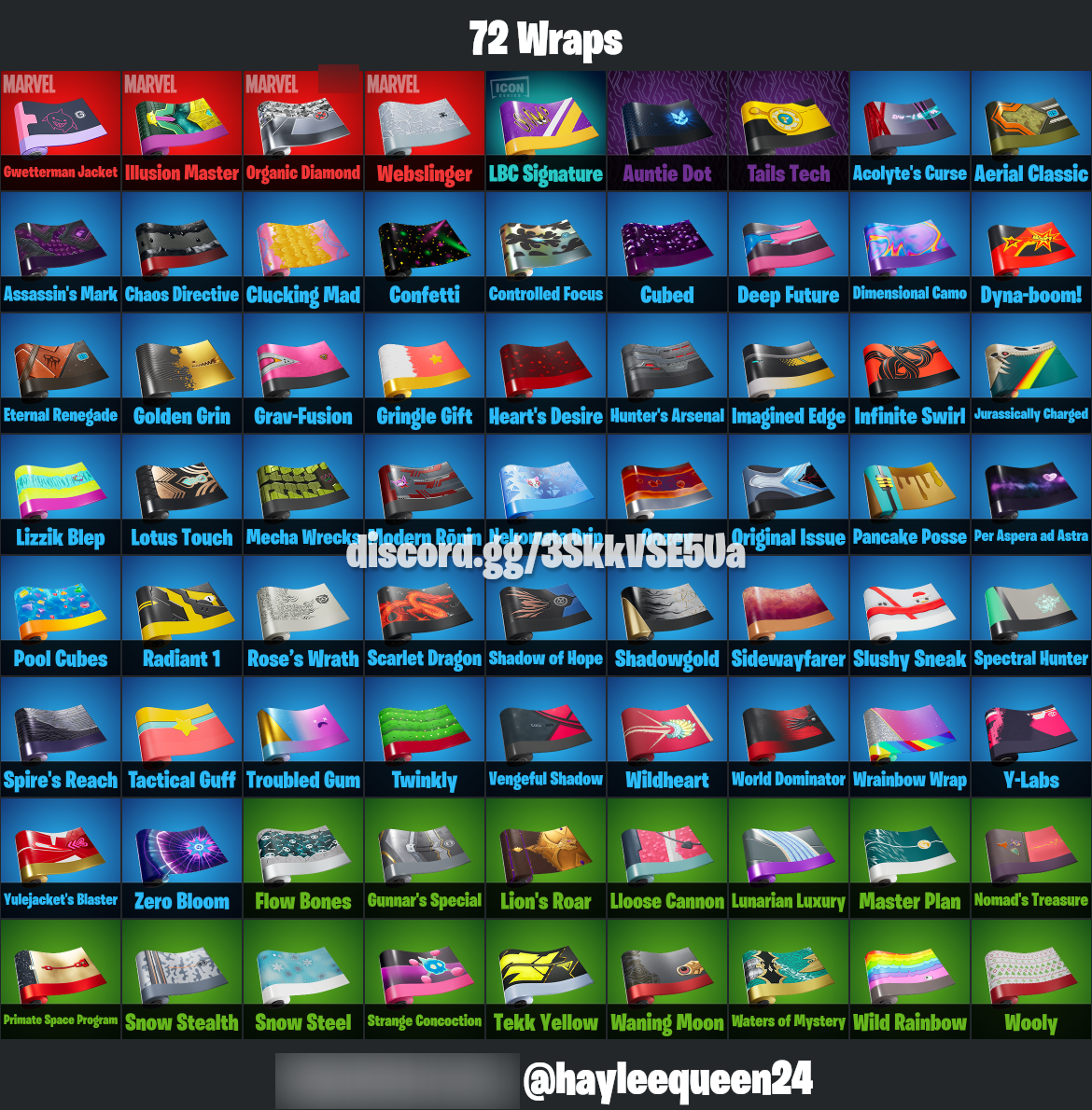 Wildcat | Polar Peely | Carnage | 82 Skins | Chapter 2 | Level 1000 | Full Email - Image 8