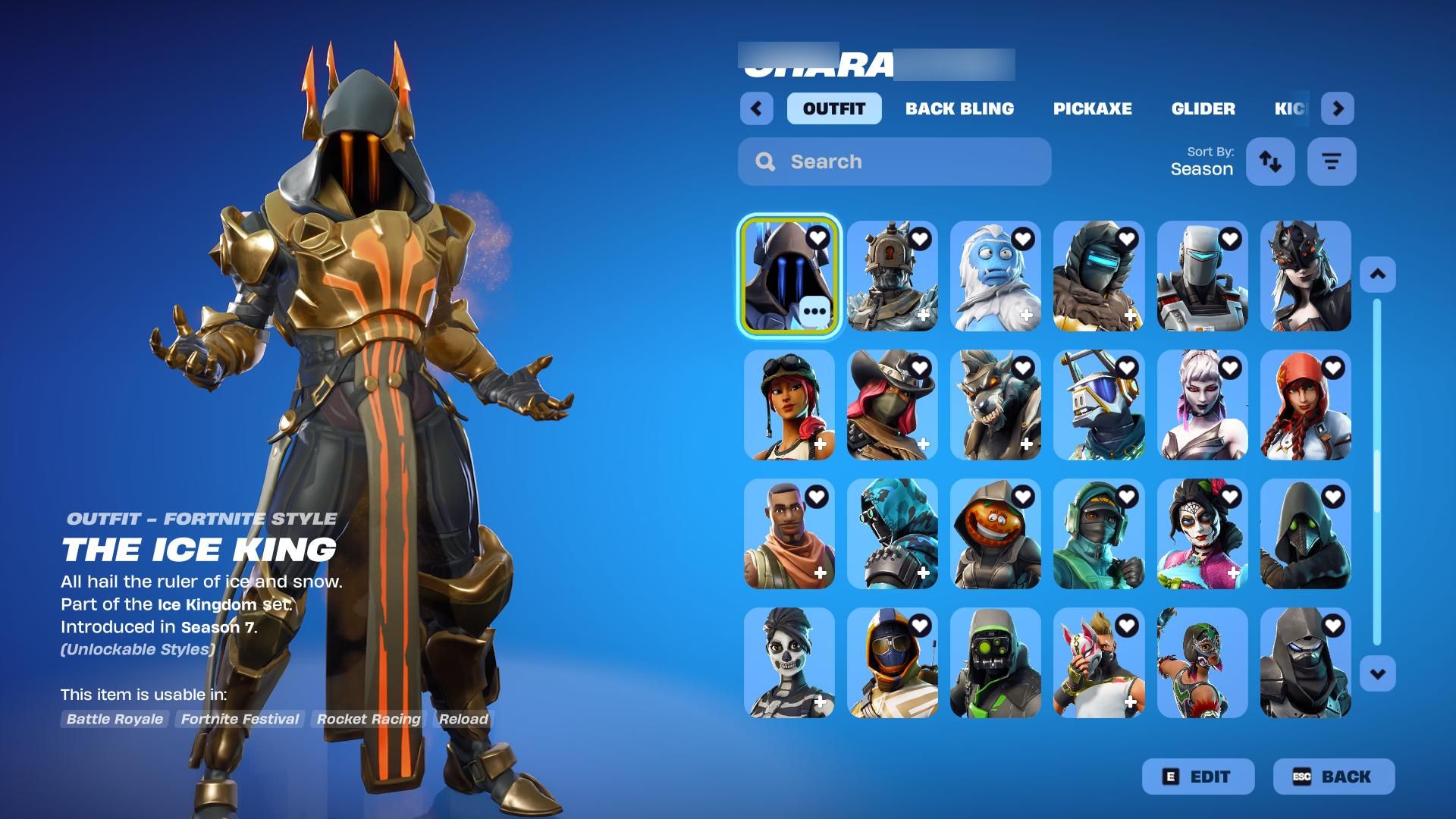Purple Skull Trooper (All) | Black Knight | Galaxy | Royale Bomber | 177 Skins | Season 2 | Level 1329 | Full Email - Image 4