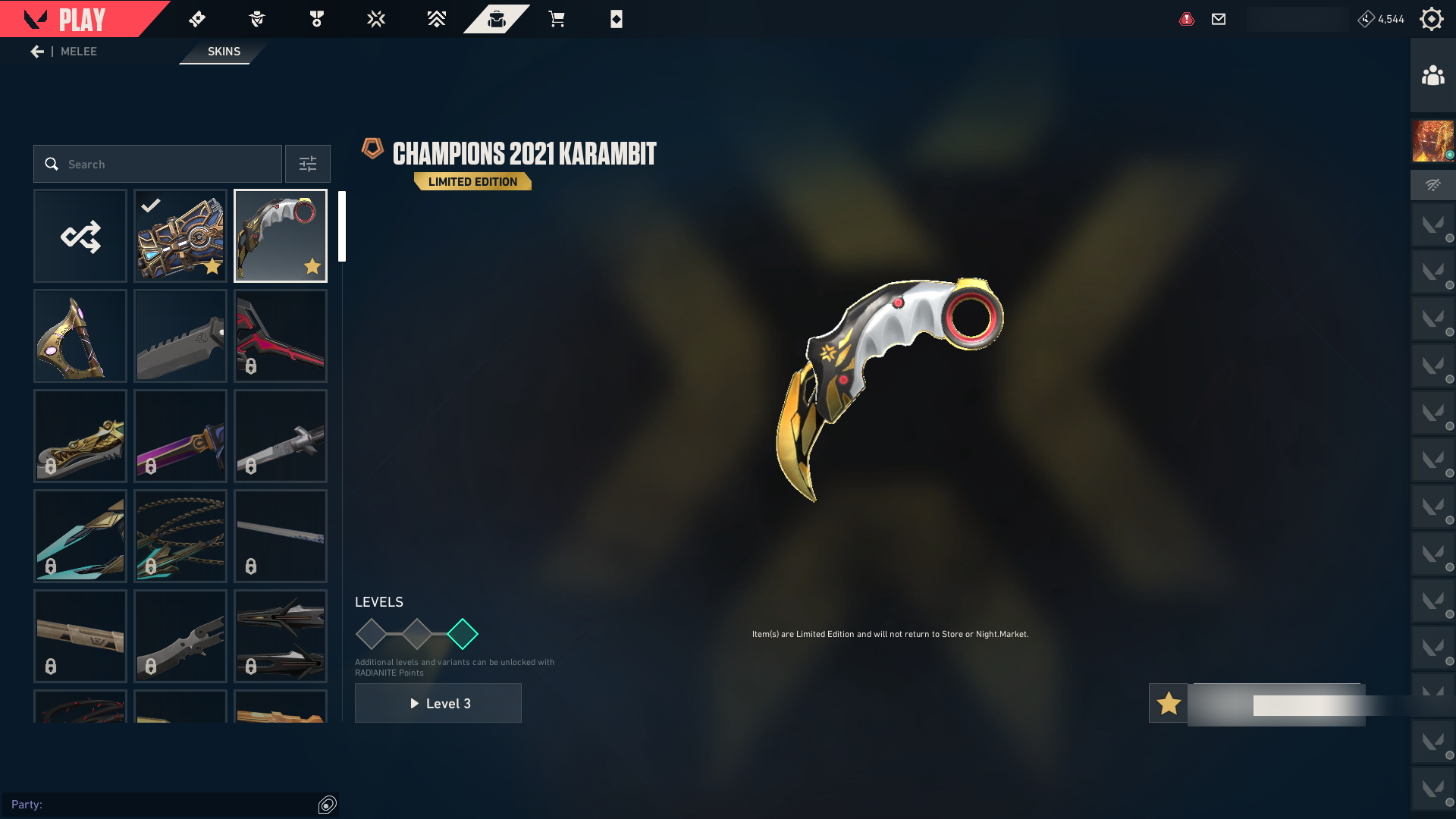 PC | Platinum Peak | Vandal Arcane Bundle | Champions 2021 Karambit + Vandal | 34 Skins | Full Email - Image 8