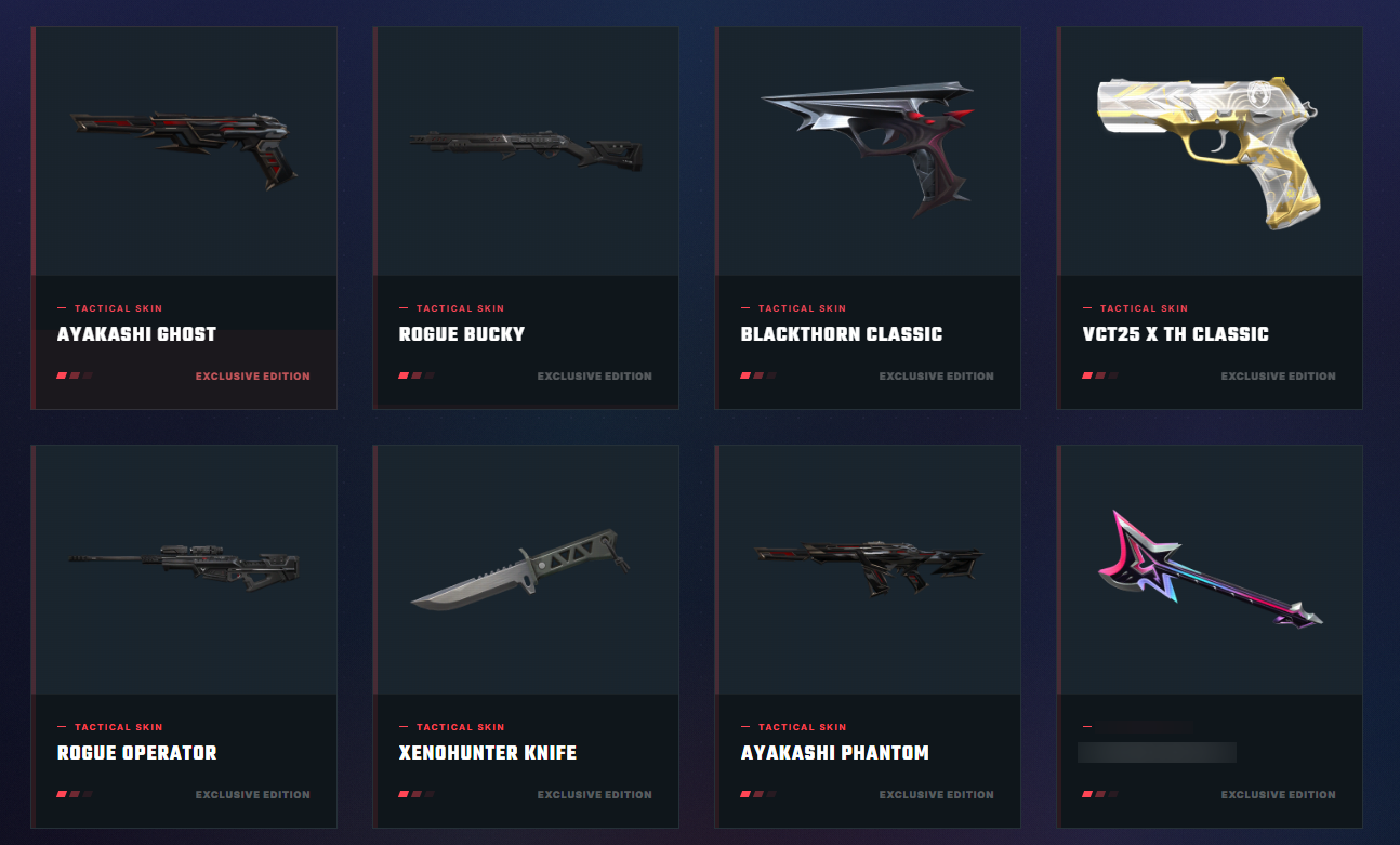 PC | Ascendant Peak | Prime//2.0 Karambit | Blackthorn Blades | Kuronami Vandal | Full Email - Image 9