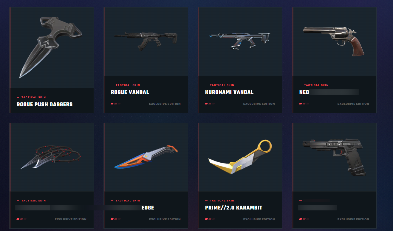 PC | Ascendant Peak | Prime//2.0 Karambit | Blackthorn Blades | Kuronami Vandal | Full Email - Image 10