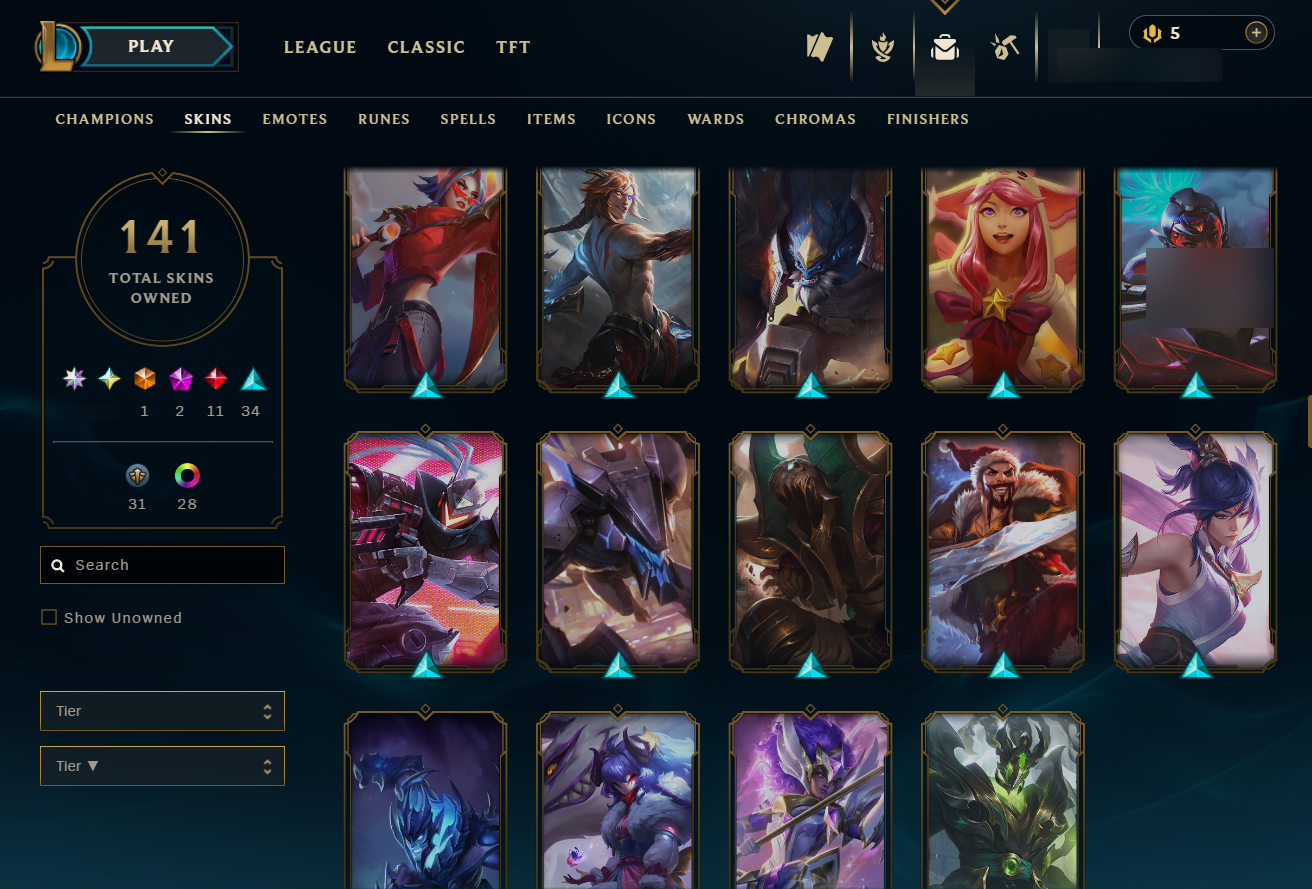 Platinum Peak | Victorious Braum | Victorious Fiora | 170 Champions | 1 Skins - Image 5