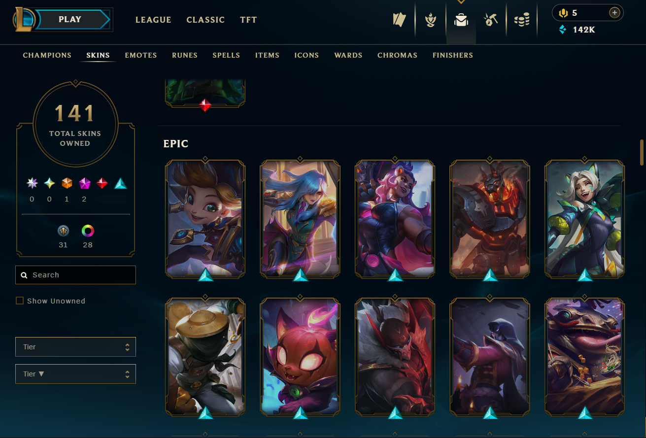 Platinum Peak | Victorious Braum | Victorious Fiora | 170 Champions | 1 Skins - Image 7