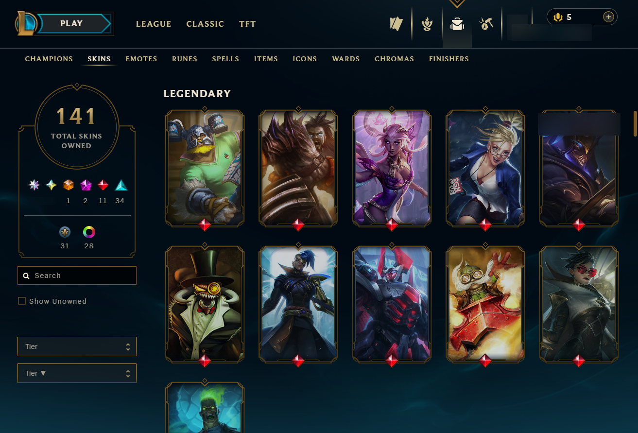 Platinum Peak | Victorious Braum | Victorious Fiora | 170 Champions | 1 Skins - Image 8