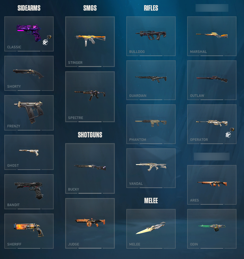PC | Diamond Peak | Champions 2023 Kunai + Vandal | 135 Skins - Image 3