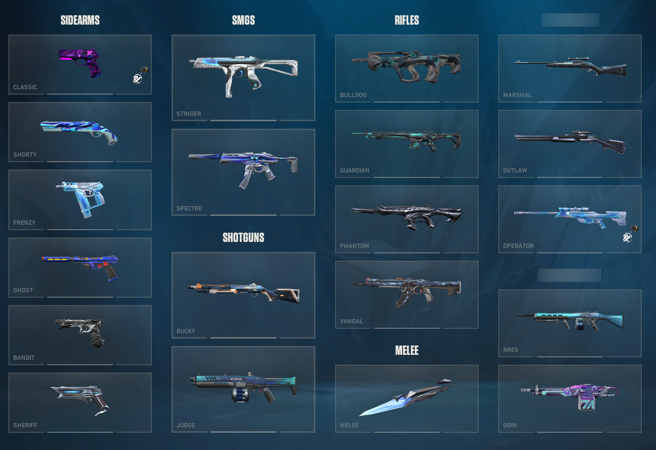 PC | Diamond Peak | Champions 2023 Kunai + Vandal | 135 Skins - Image 4